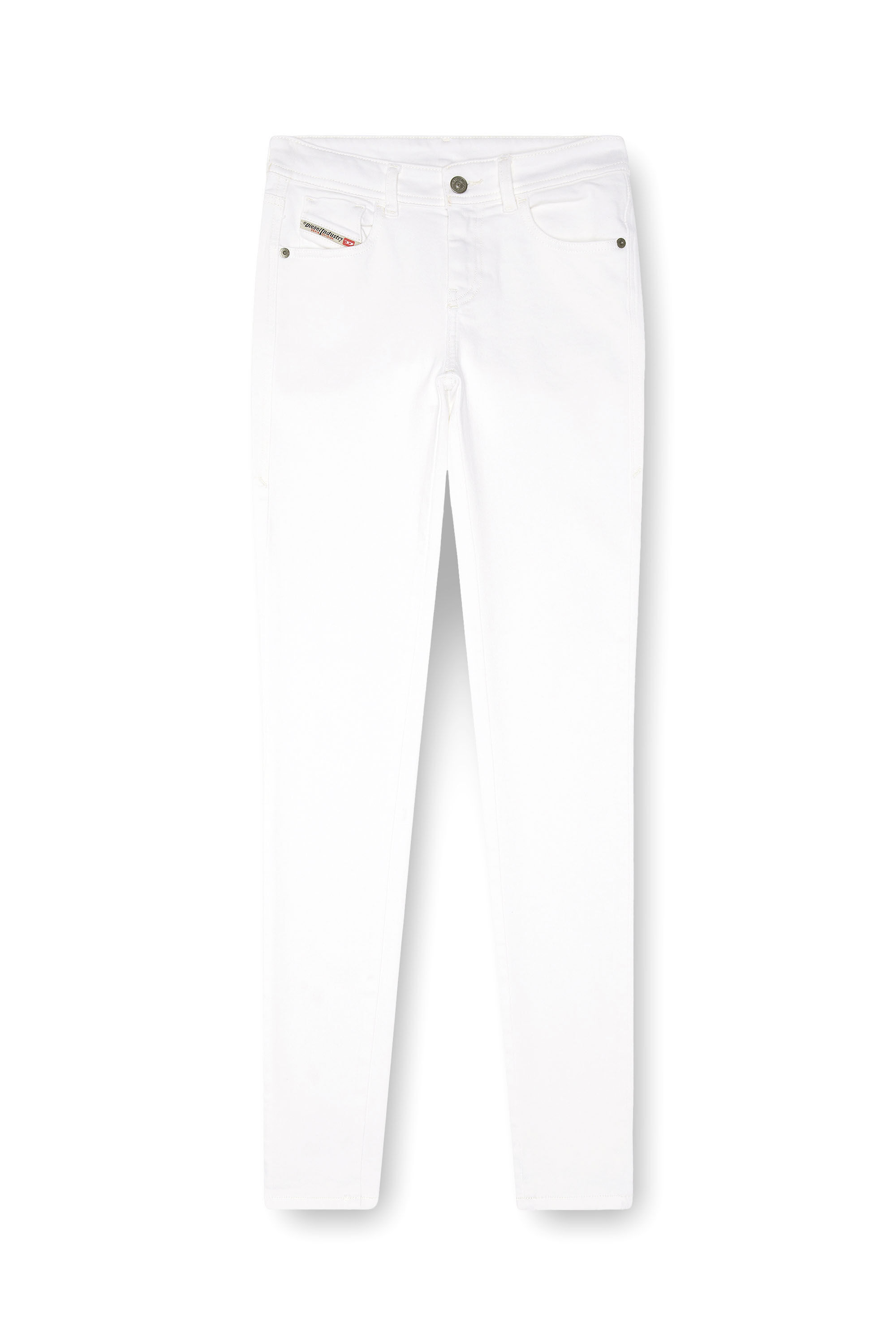 Diesel - Skinny Jeans 2017 Slandy 09F90 Mujer, Blanco - 2