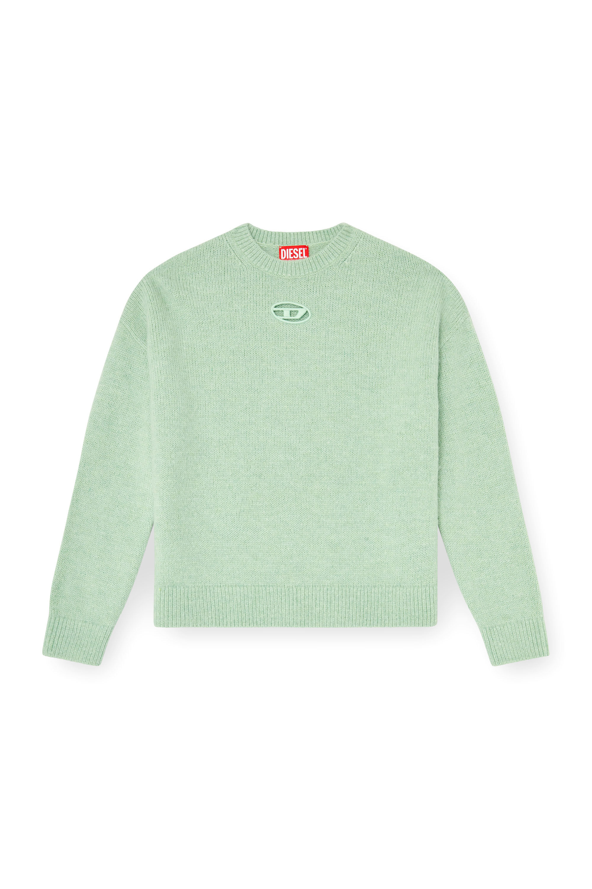 Diesel - M-AREETA, Pull en laine et m&eacute;lange d'alpaga Femme in Vert - 2