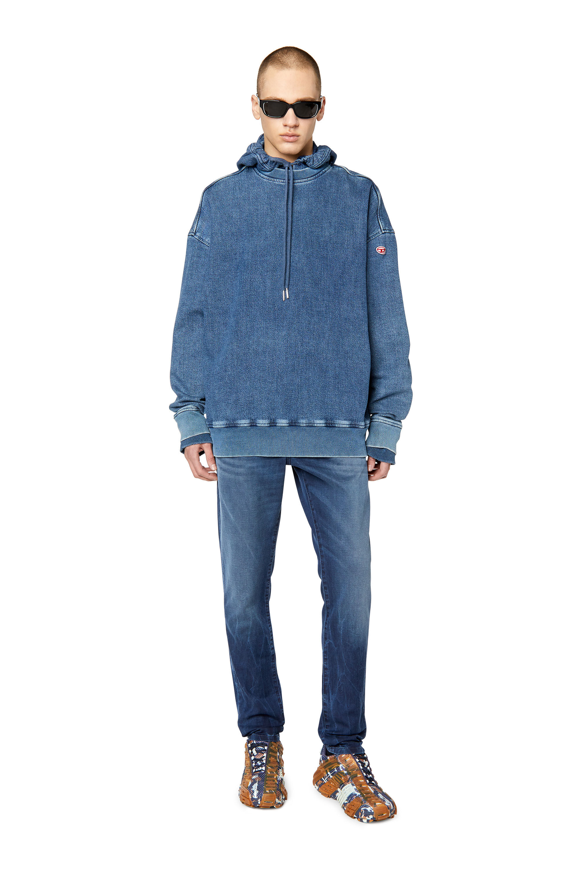 Diesel - Slim 2060 D-Strukt Joggjeans® 068DV, Male's Slim 2060 D-Strukt Joggjeans® in Dark Blue - 1