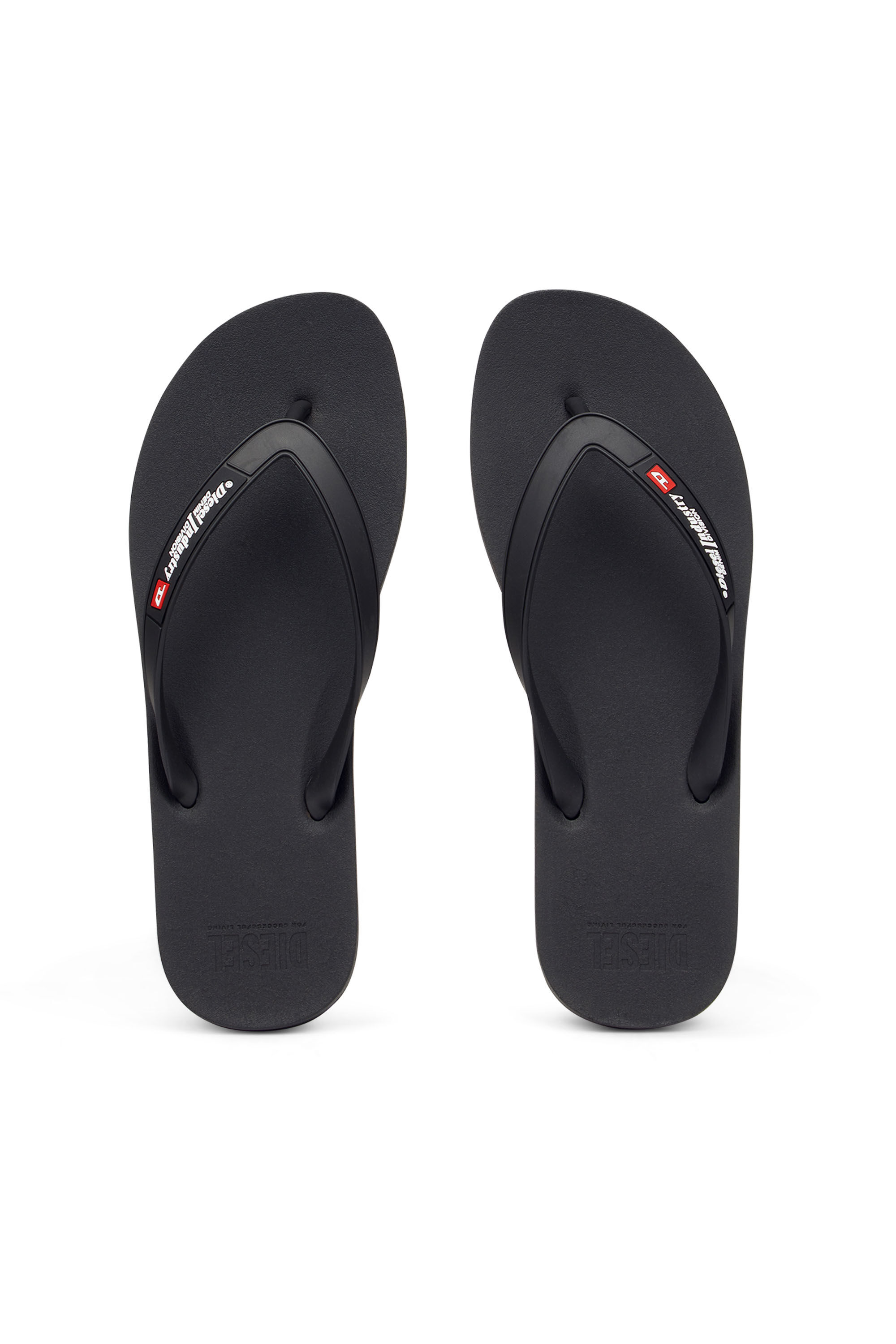 Diesel - SA-KAUAY NL, Sa-Kauay Nl - Chancletas con tirantes con el logotipo Hombre in Negro - 4