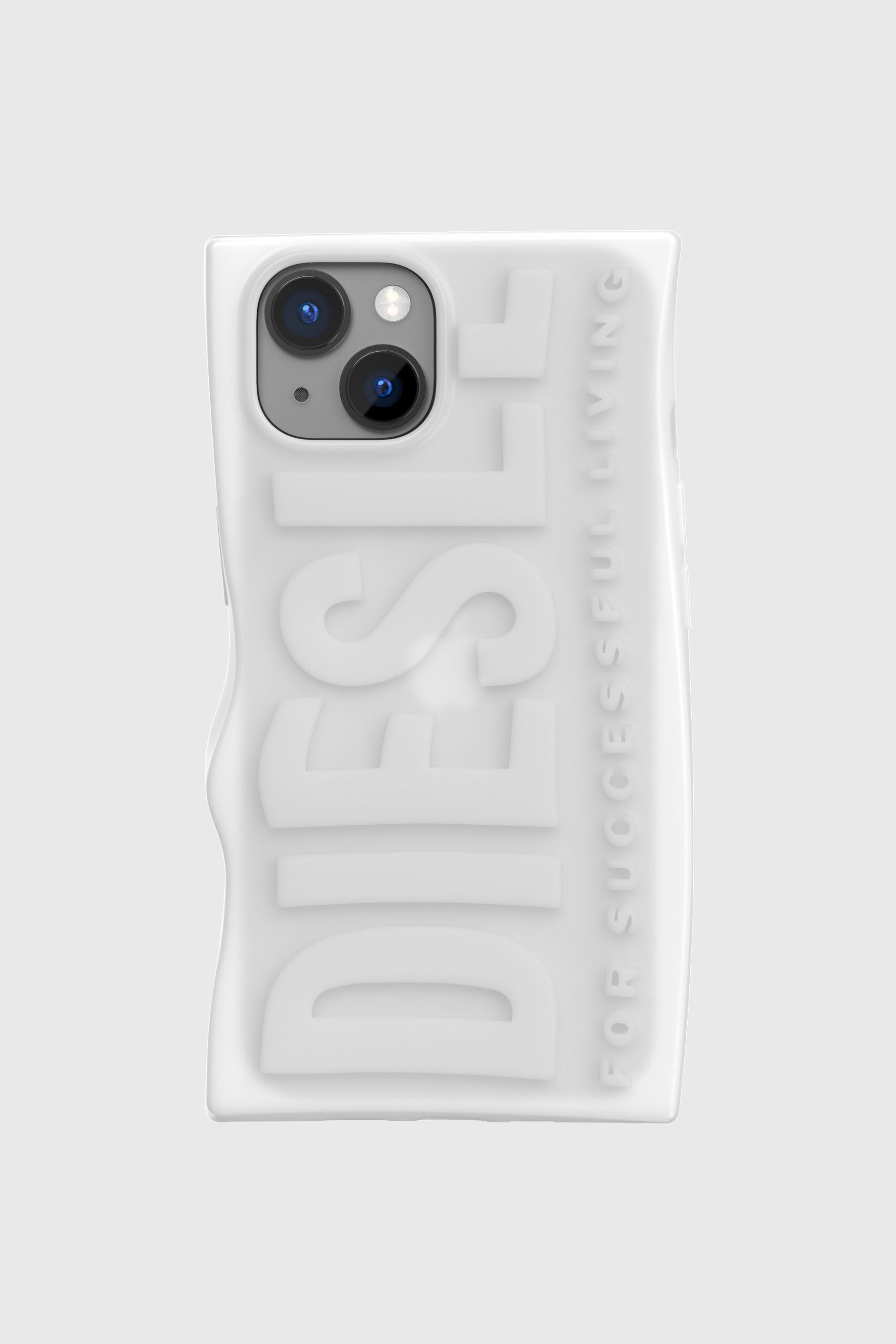 Diesel - 54122 MOULDED CASE, Funda D By iPhone 13/iPhone 14 Unisex in Blanco - 2