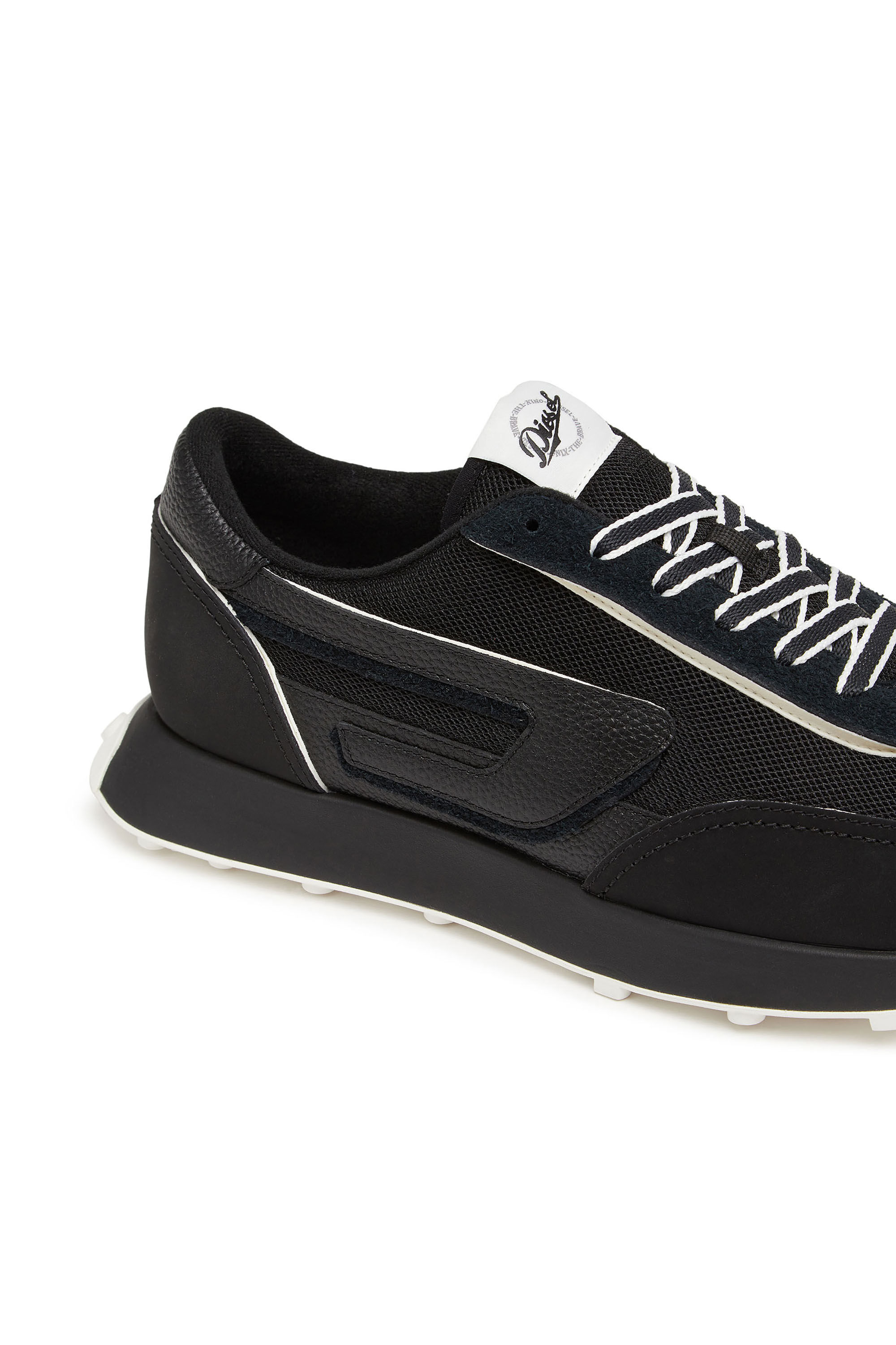 Diesel - S-RACER LC, Man's S-Racer Lc - Sneakers in mesh, suede and leather in Black - 6