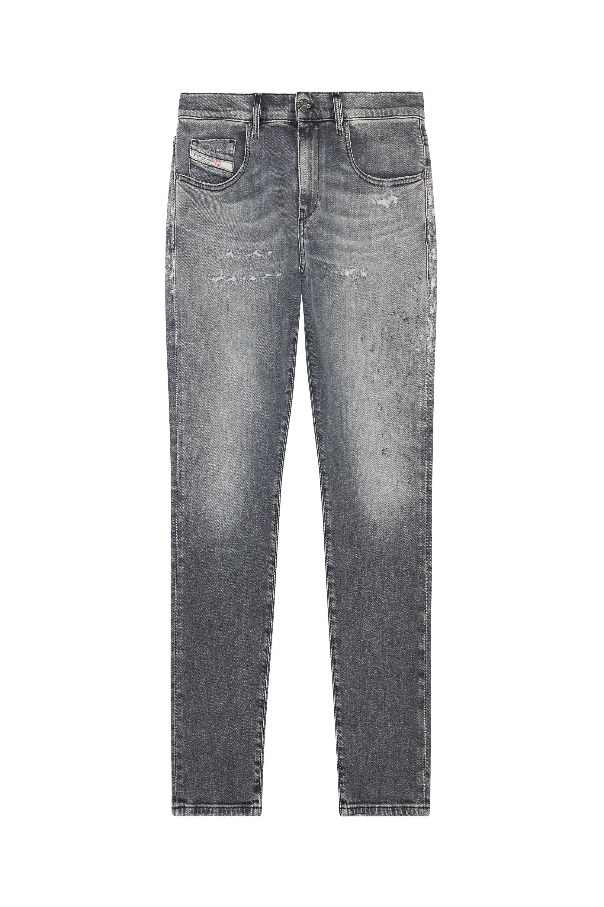 Diesel - Slim Jeans 2019 D-Strukt 09G04, Slim Jeans - 2019 D-Strukt Homme in Gris - 2