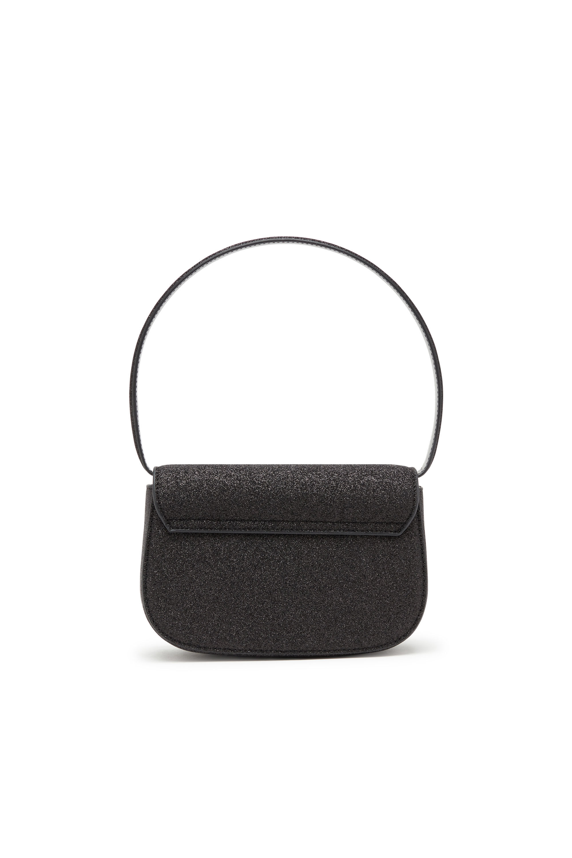 Women's 1DR-Iconic shoulder bag in glitter fabric | Black