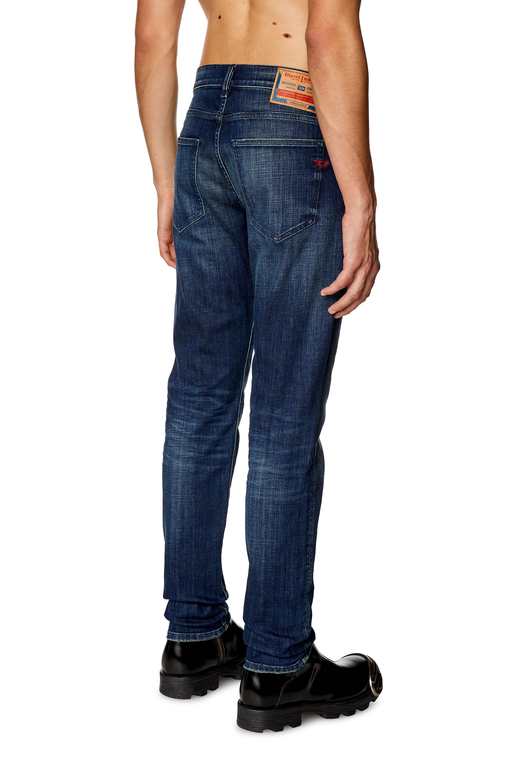 Diesel - Male's Slim Jeans 2019 D-Strukt 09H35, Dark Blue - 4
