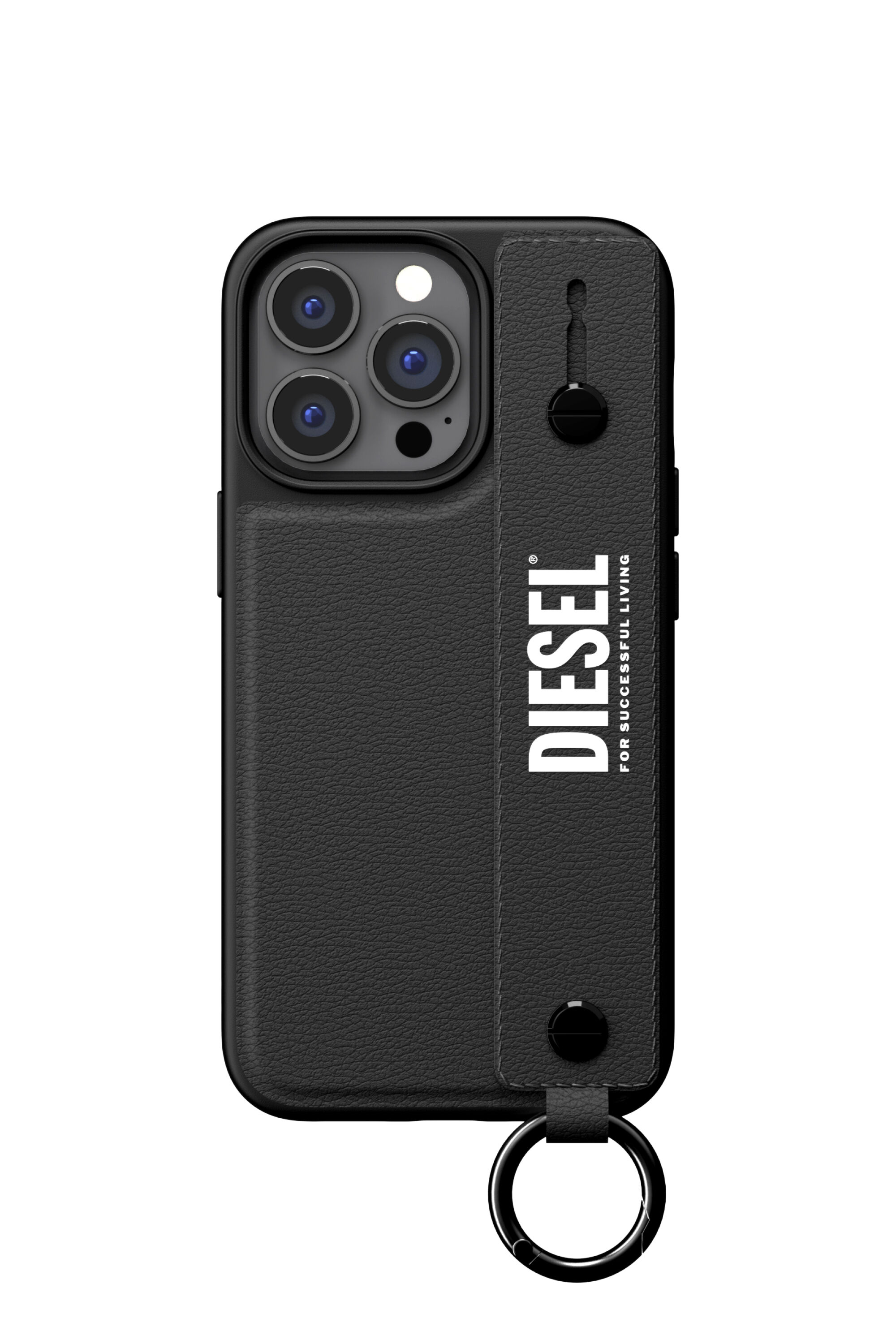 Diesel - 47177 TECH CHAIN, Étui cordon de poignet  pour iPhone 13/13 Pro Mixte in Noir - 2