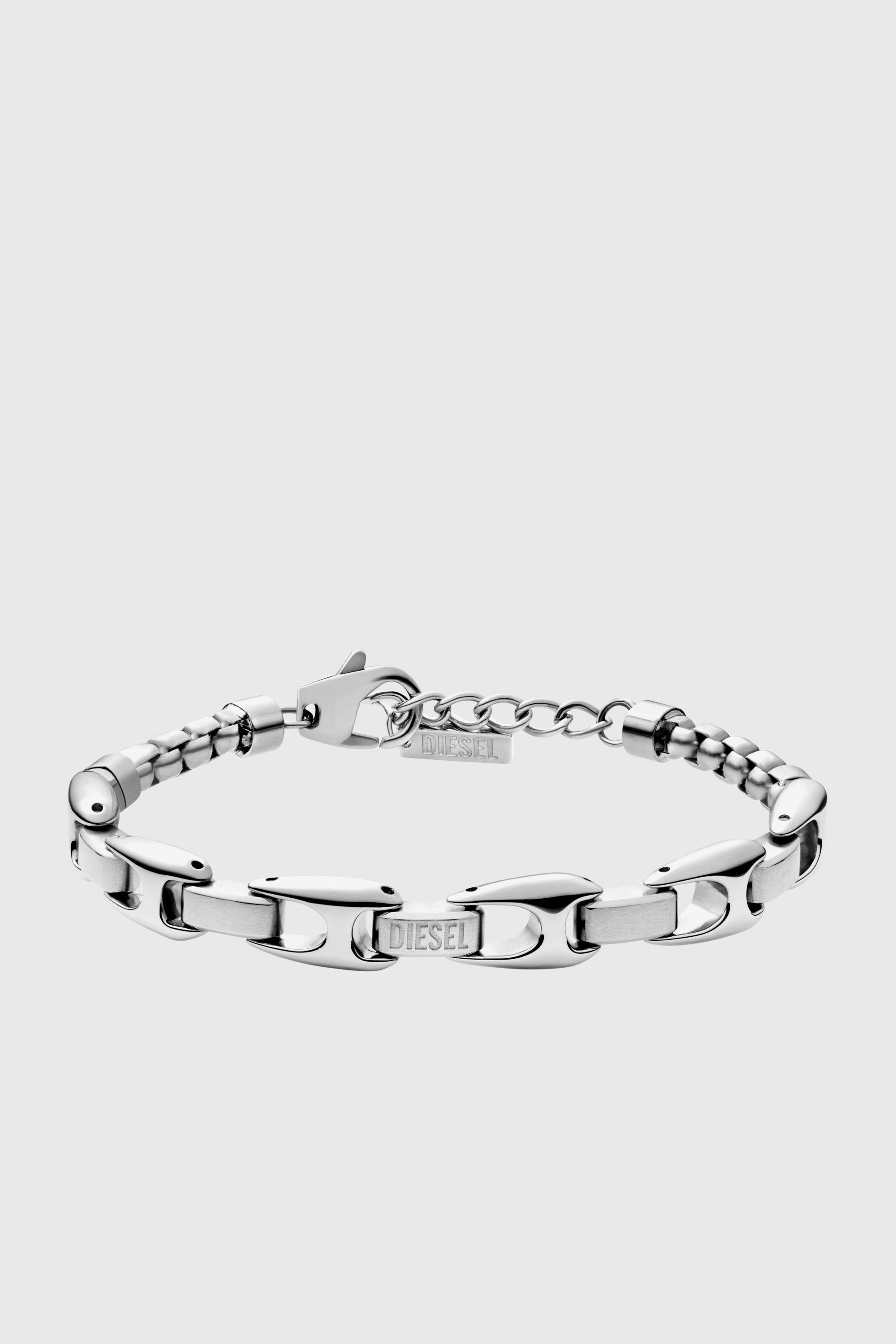 Women's Stainless steel chain bracelet | Silver | Diesel {{Country}}