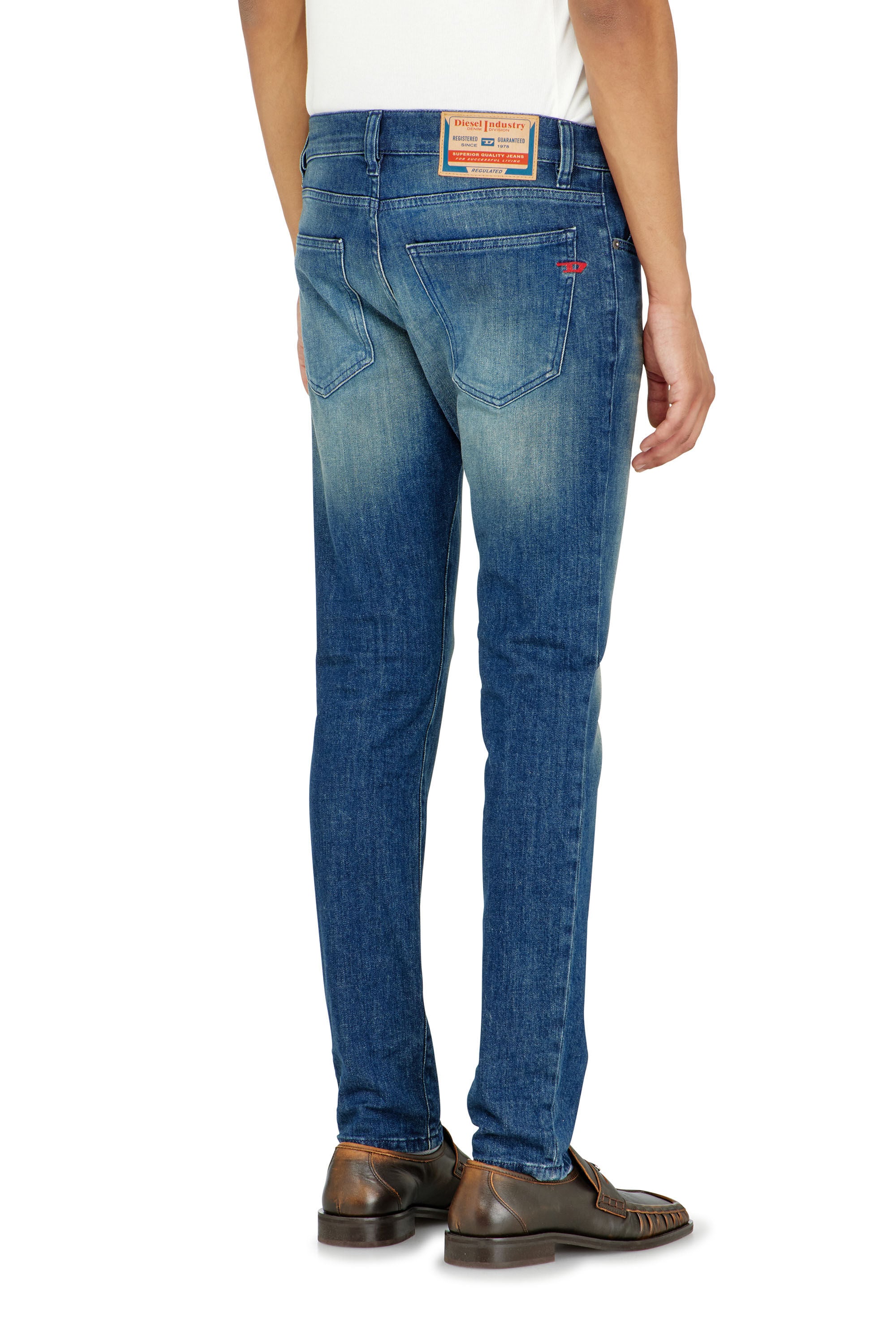 Diesel - Male's Slim Jeans 2019 D-Strukt 0KBBR, Dark Blue - 5