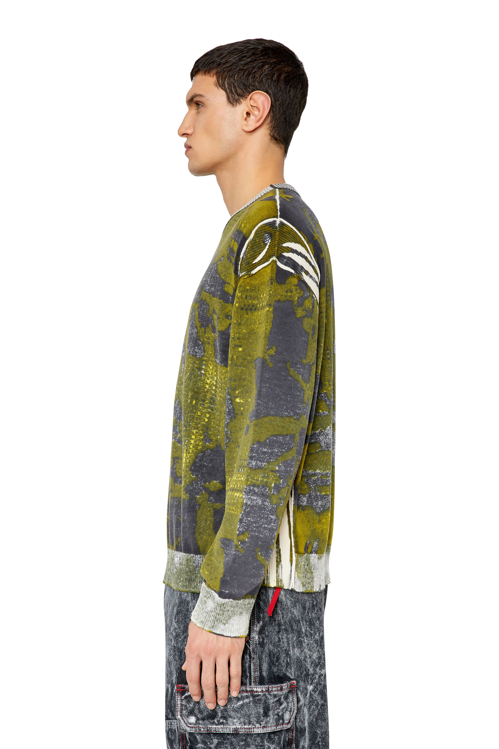 K-LARAN Man: Camo-print jumper | Diesel
