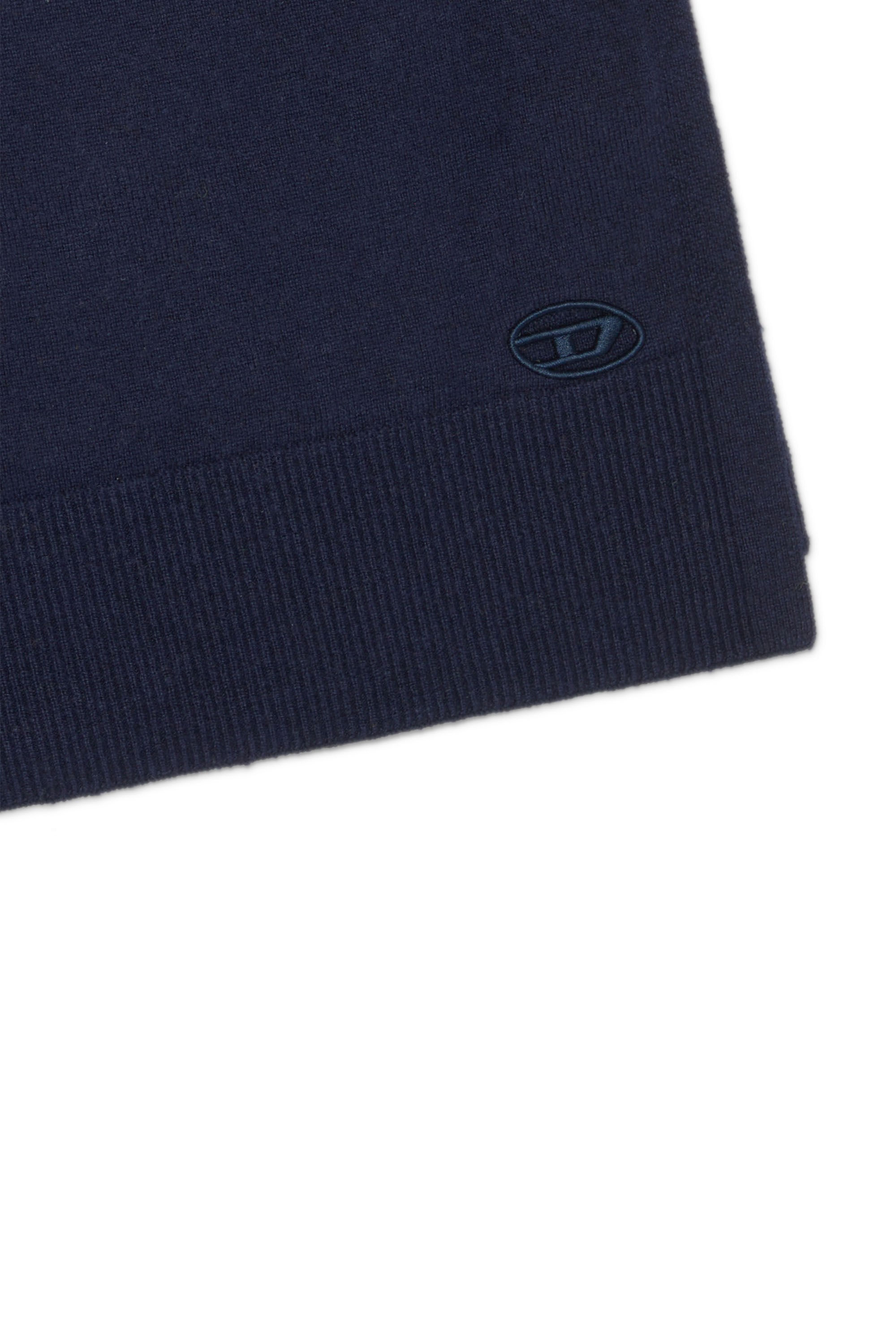 Diesel - K-REVOLVE, Écharpe avec logo Oval D brodé Mixte in Bleu - 3