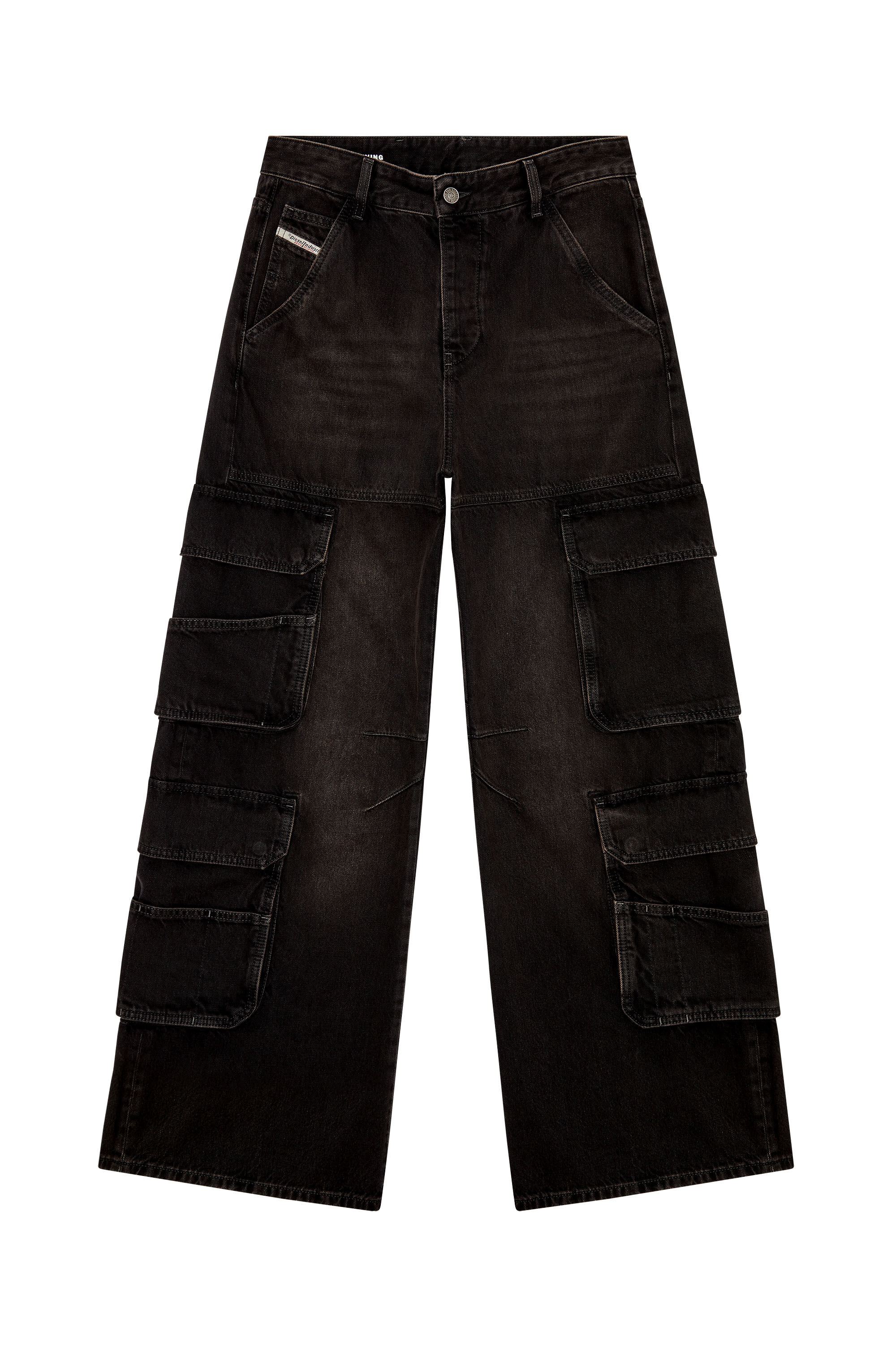 Diesel - Relaxed Jeans 1996 D-Sire 0KIAG Femme, Noir/Gris fonc&eacute; - Image 1