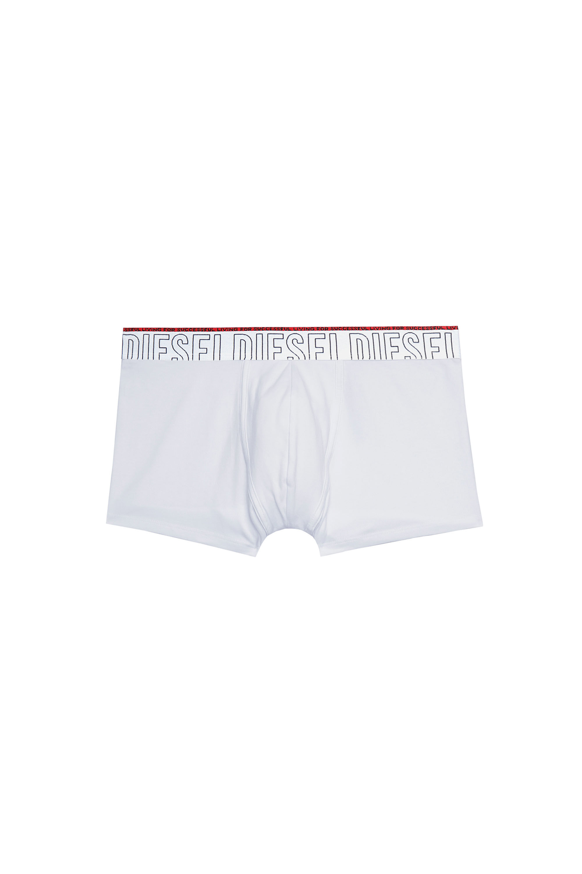 Diesel - UMBX-DAMIENTHREEPACK, Male's Three-pack boxer briefs with outline logo in Black/White - 4