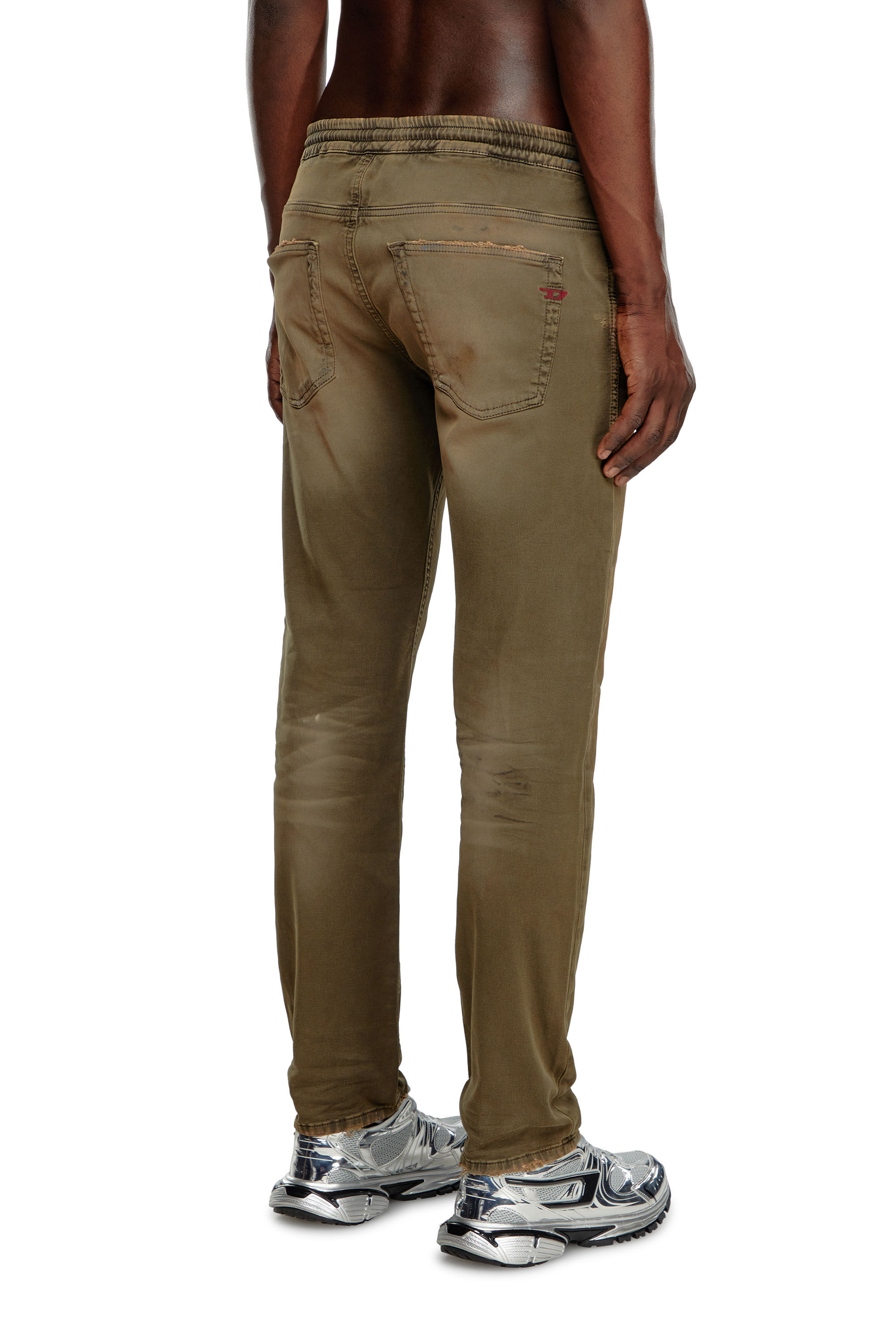 Diesel - Male's Regular 2030 D-Krooley Joggjeans® 068LW, Military Green - 4