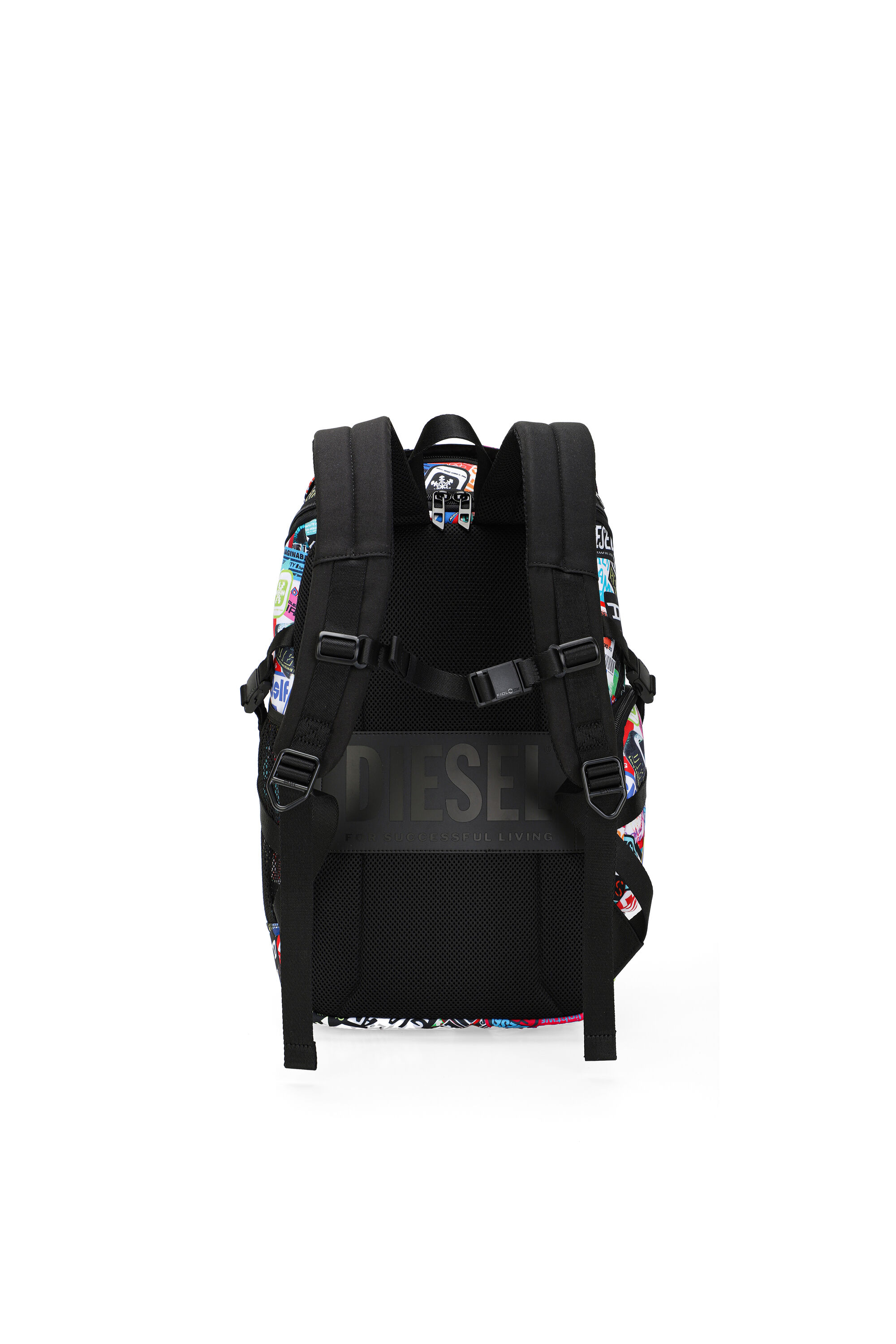 Women's Multifunctional backpack with stickers | Multicolor