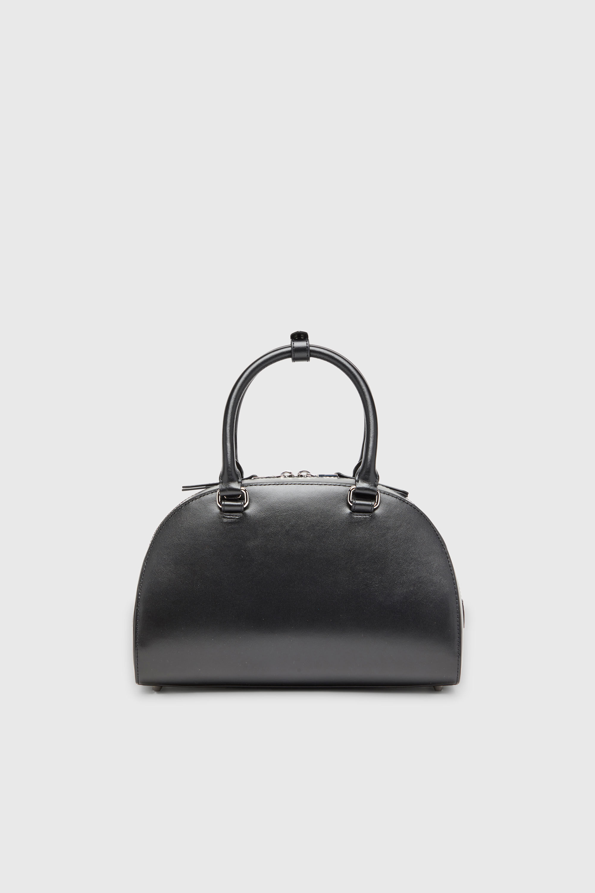 Women's 1DR Dome-Leather bowling bag | Black | Diesel {{Country}}