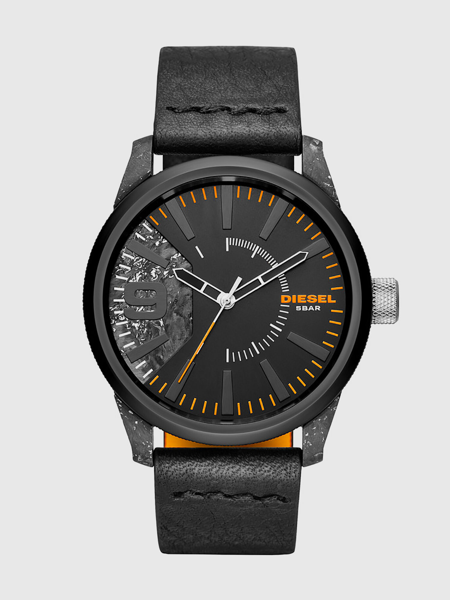 Diesel - DZ1845, Reloj negro con esfera de carbono Hombre in Negro - 1