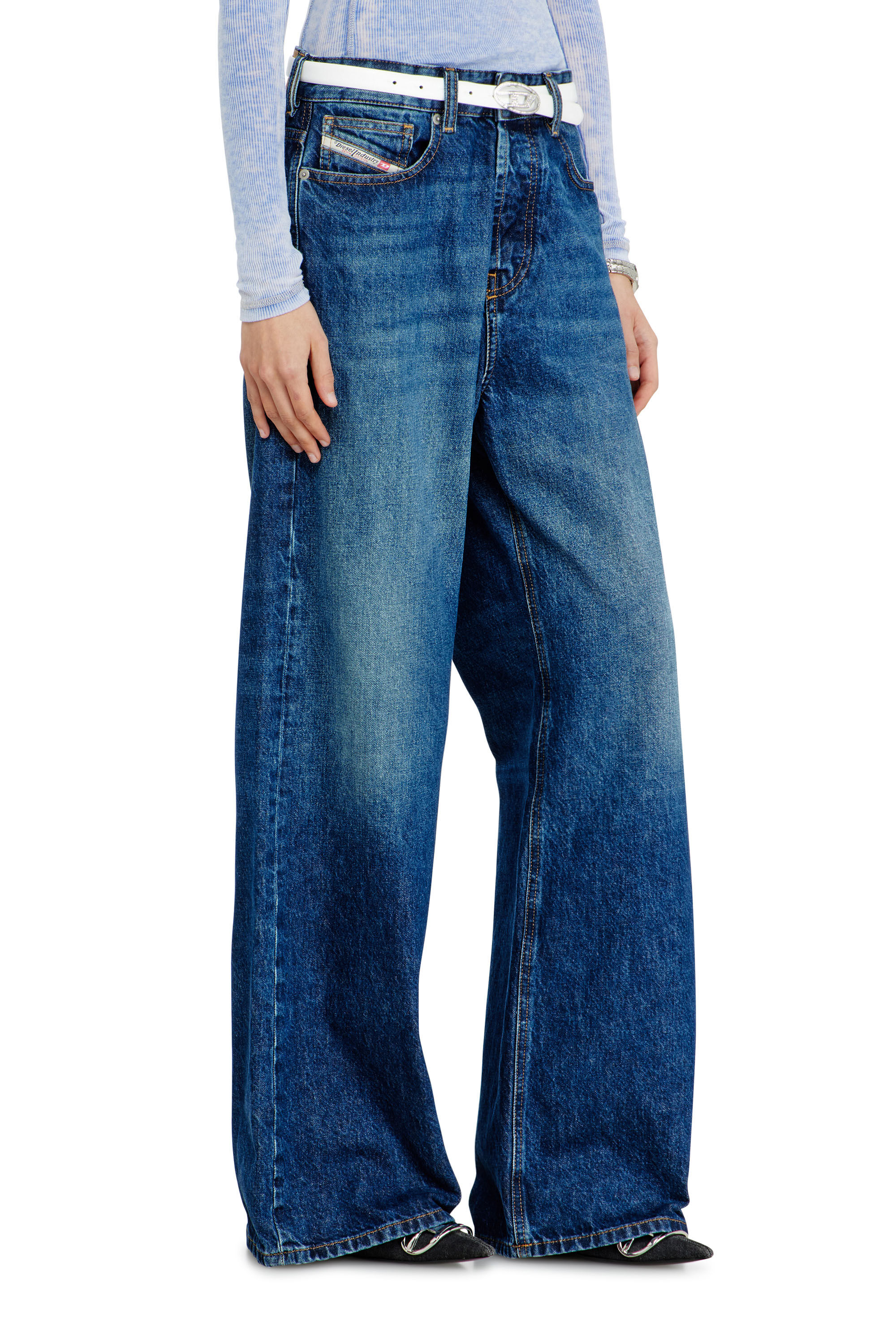 Women's Relaxed Jeans | Dark Blue | Diesel 1996 D-Sire