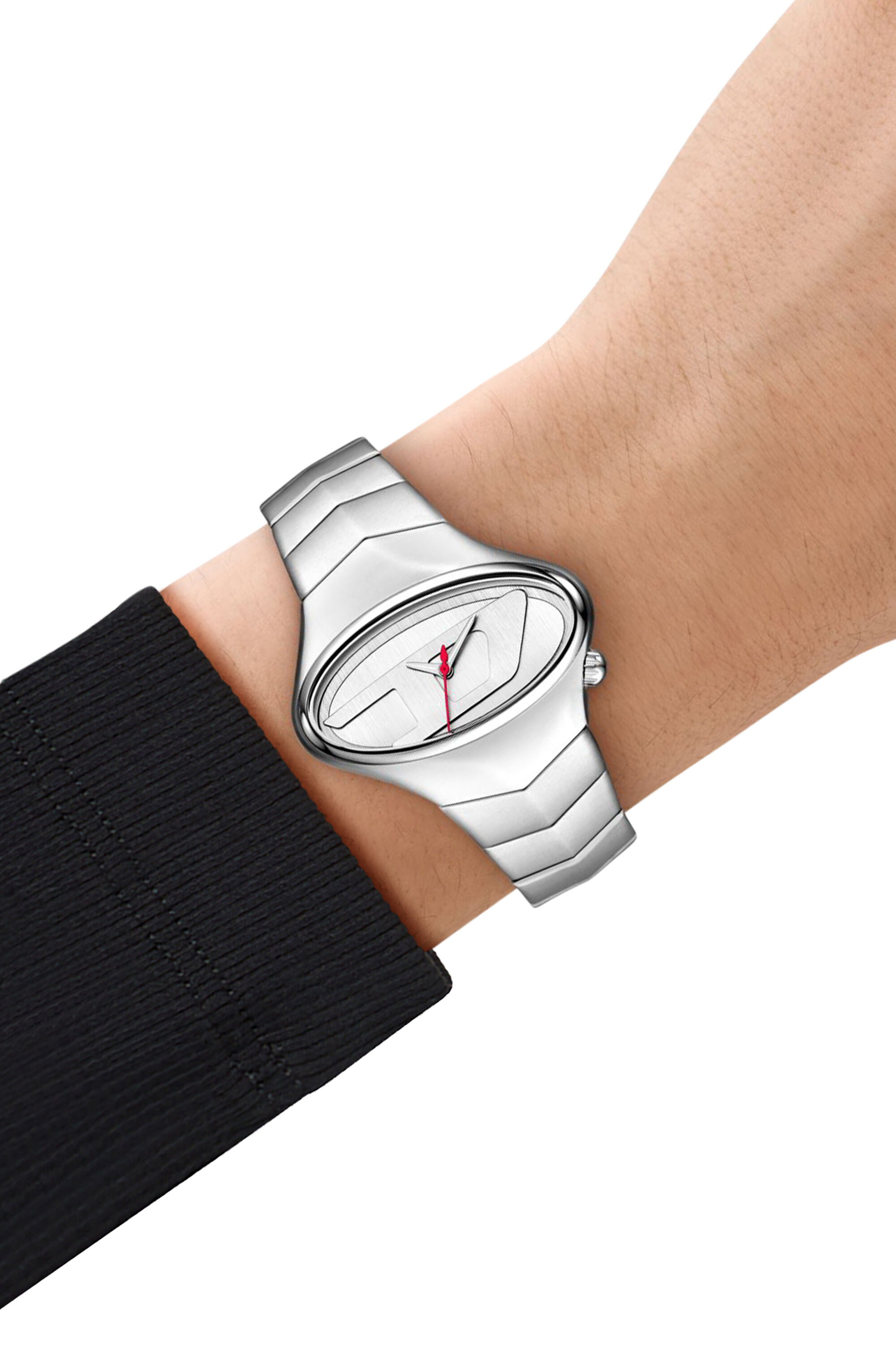 Men's D-Rush Stainless steel watch | Silver | Diesel