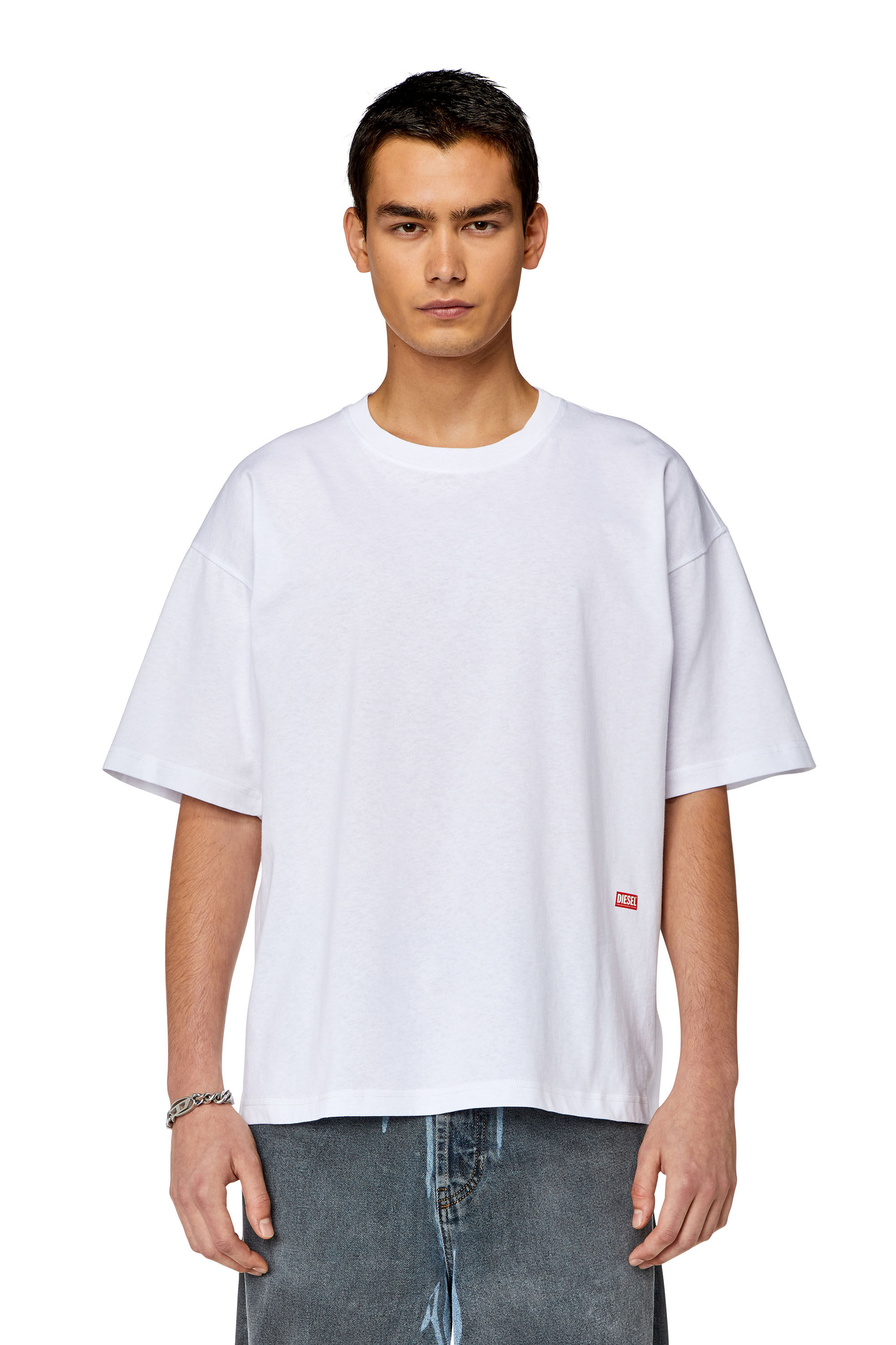 Diesel - T-BOXT-N11, Camiseta con logotipo fotográfico Hombre in Blanco - 4