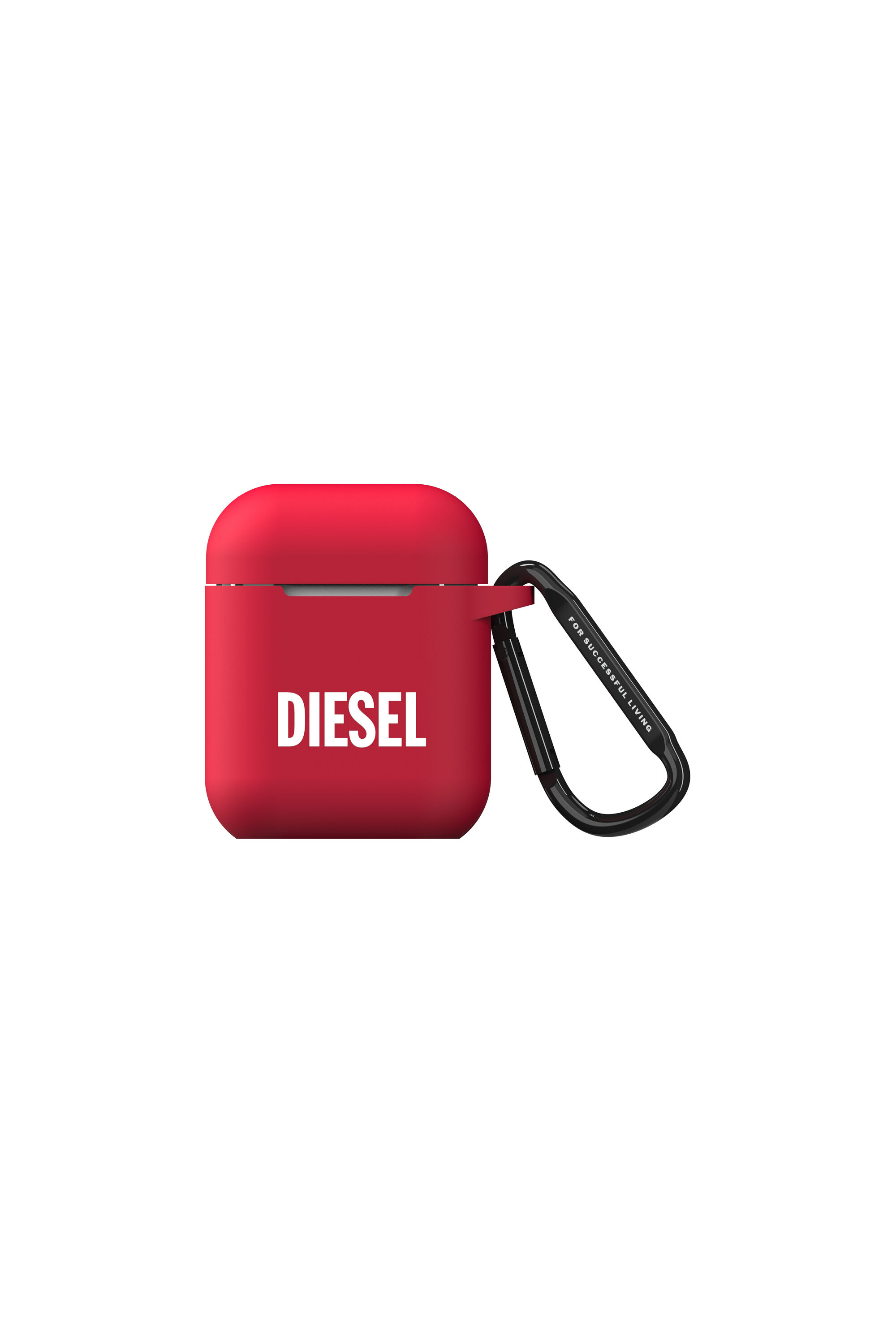 Diesel - 45832 AIRPOD CASE, Étui en silicone pour AirPods Mixte in Rouge - 1