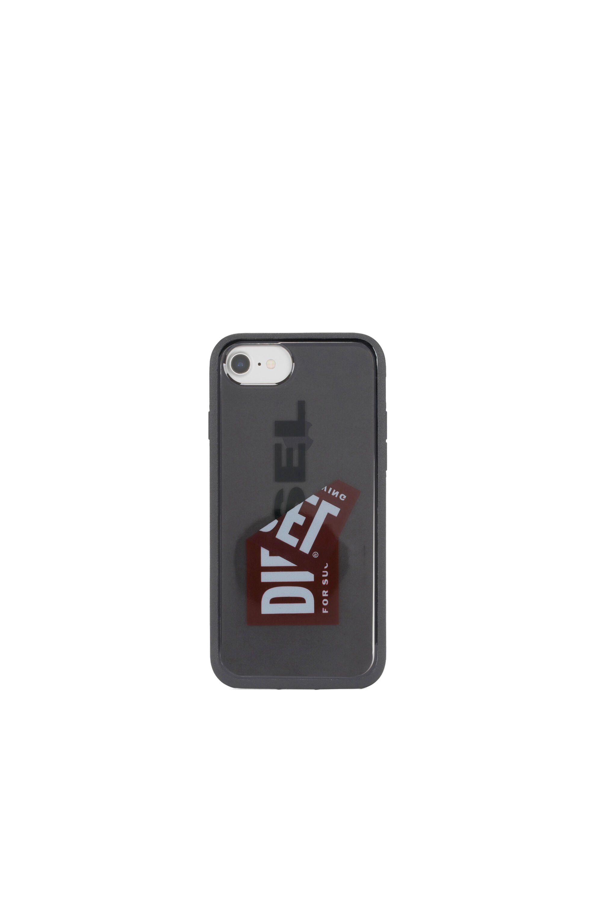 Diesel - STICKER IPHONE 8/7/6S/6 CASE, Coque en résine avec logo Diesel, iPhone 8/7/6s/6 Mixte in Noir - 2