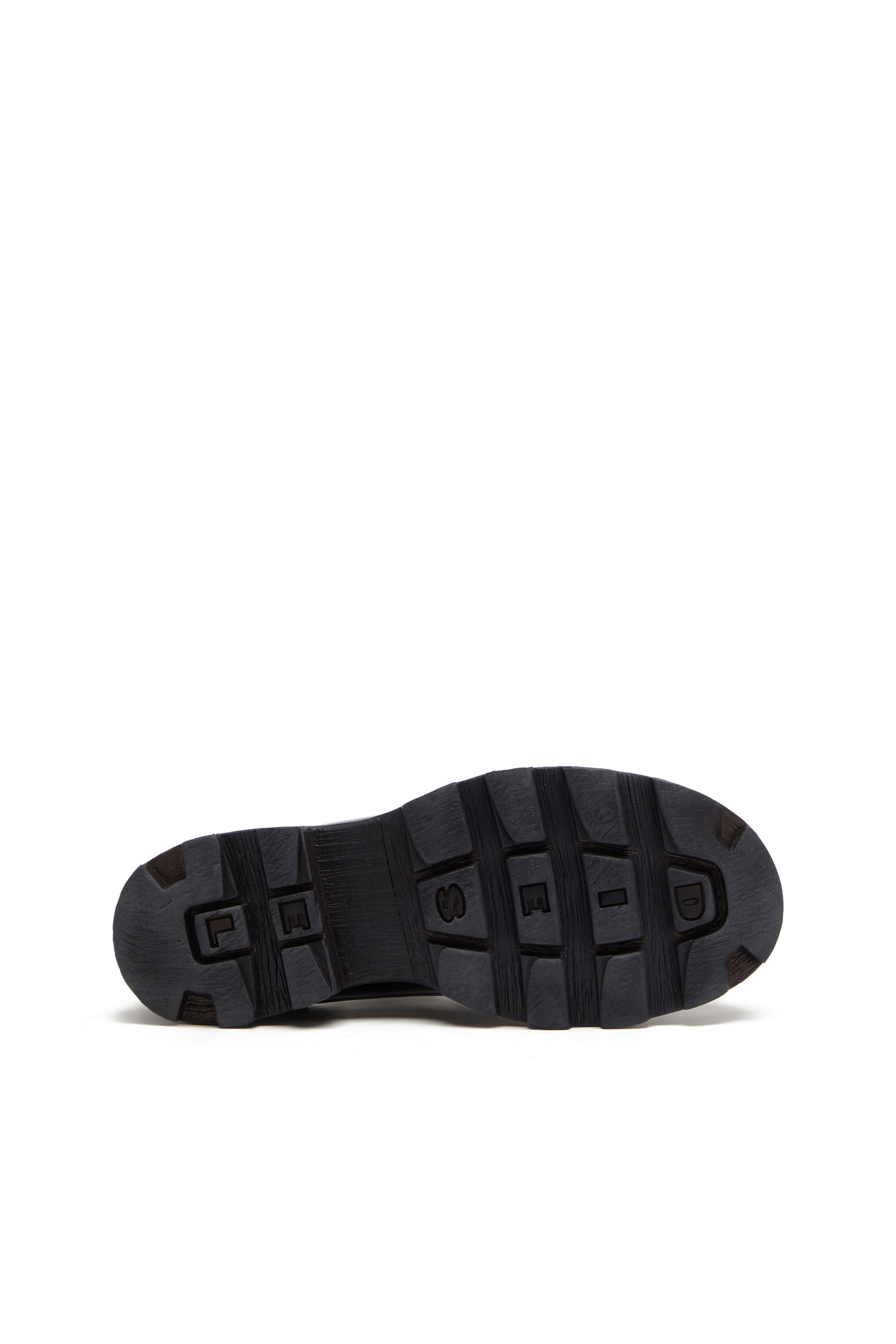 Diesel - D-HAMMER SH, Male's D-Hammer SH - Lace-up shoes in shiny leather in Black - 5