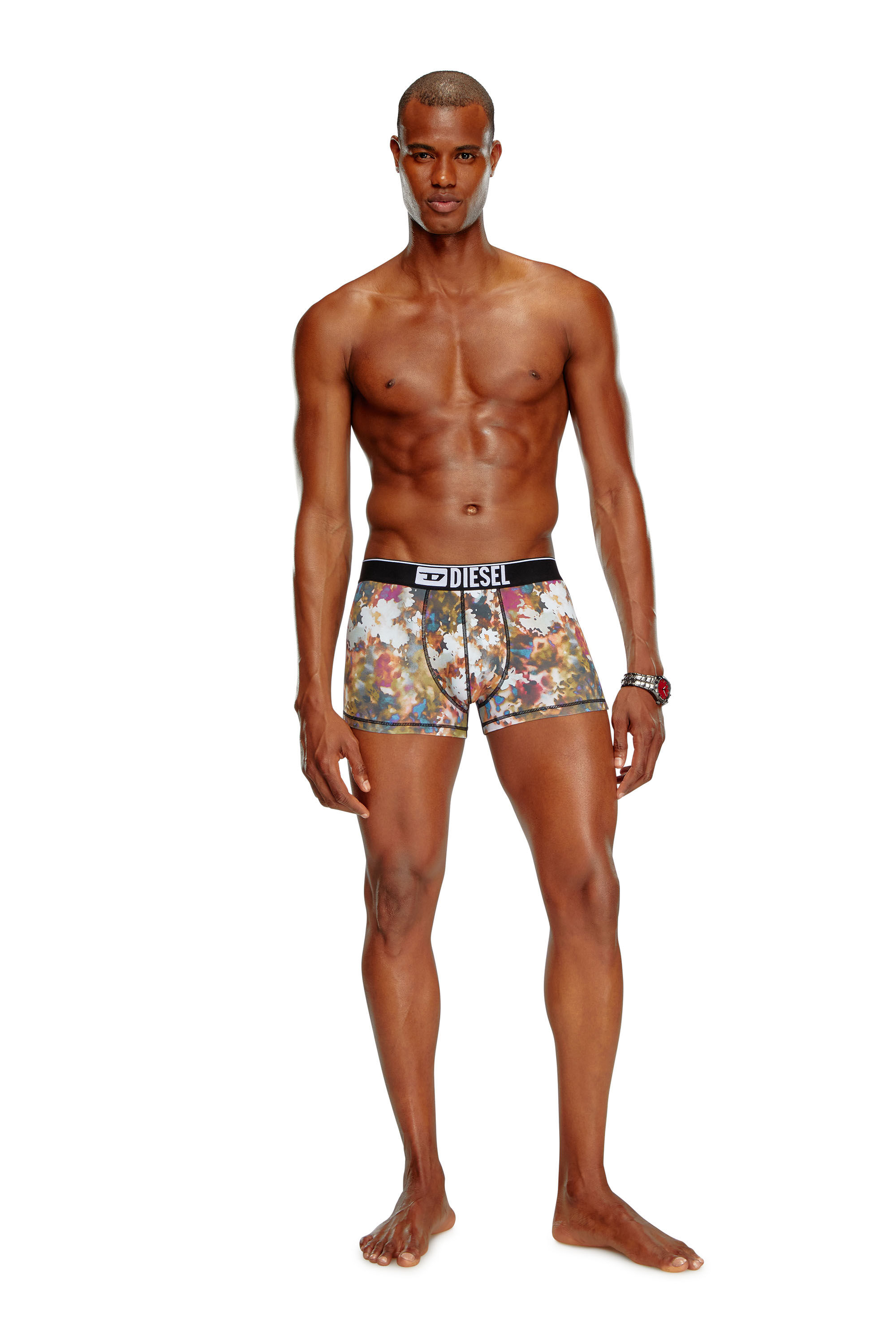 Men's Boxer briefs with abstract print | Multicolor | Diesel