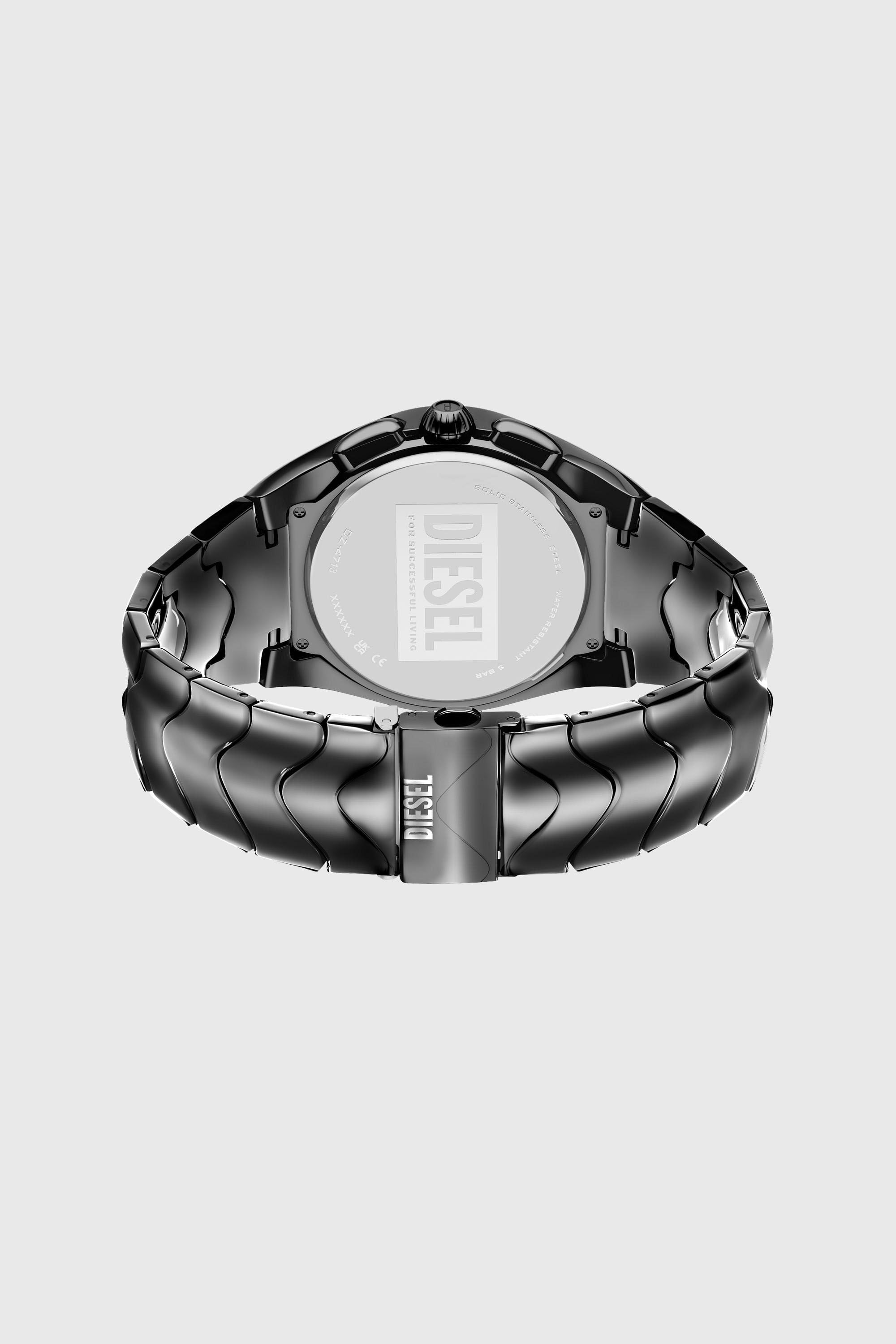 Diesel - DZ4713 WATCH, Male's Mercurial gunmetal stainless steel watch in Black - 8