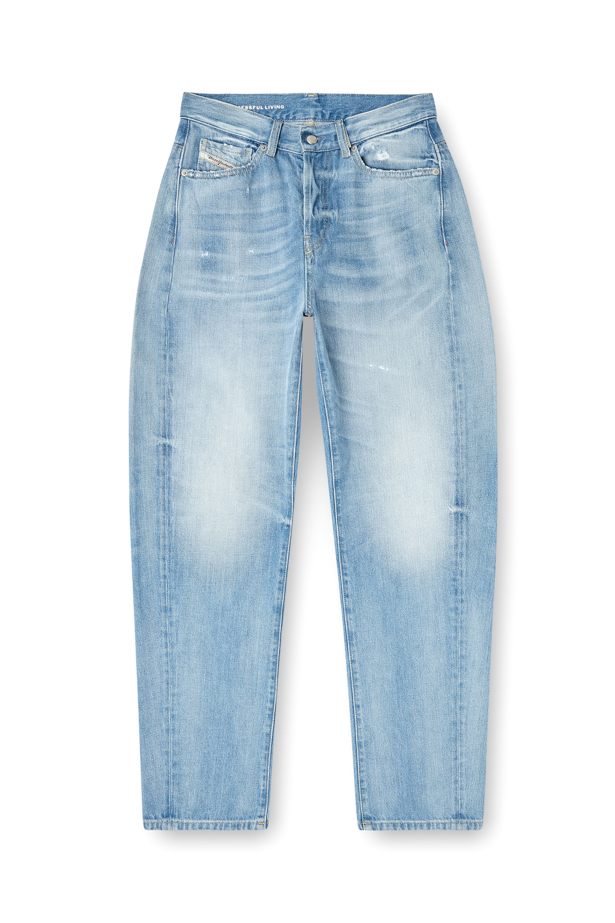 Diesel - Female's Relaxed Jeans 1974 D-Ellz 09M24, Light Blue - 2