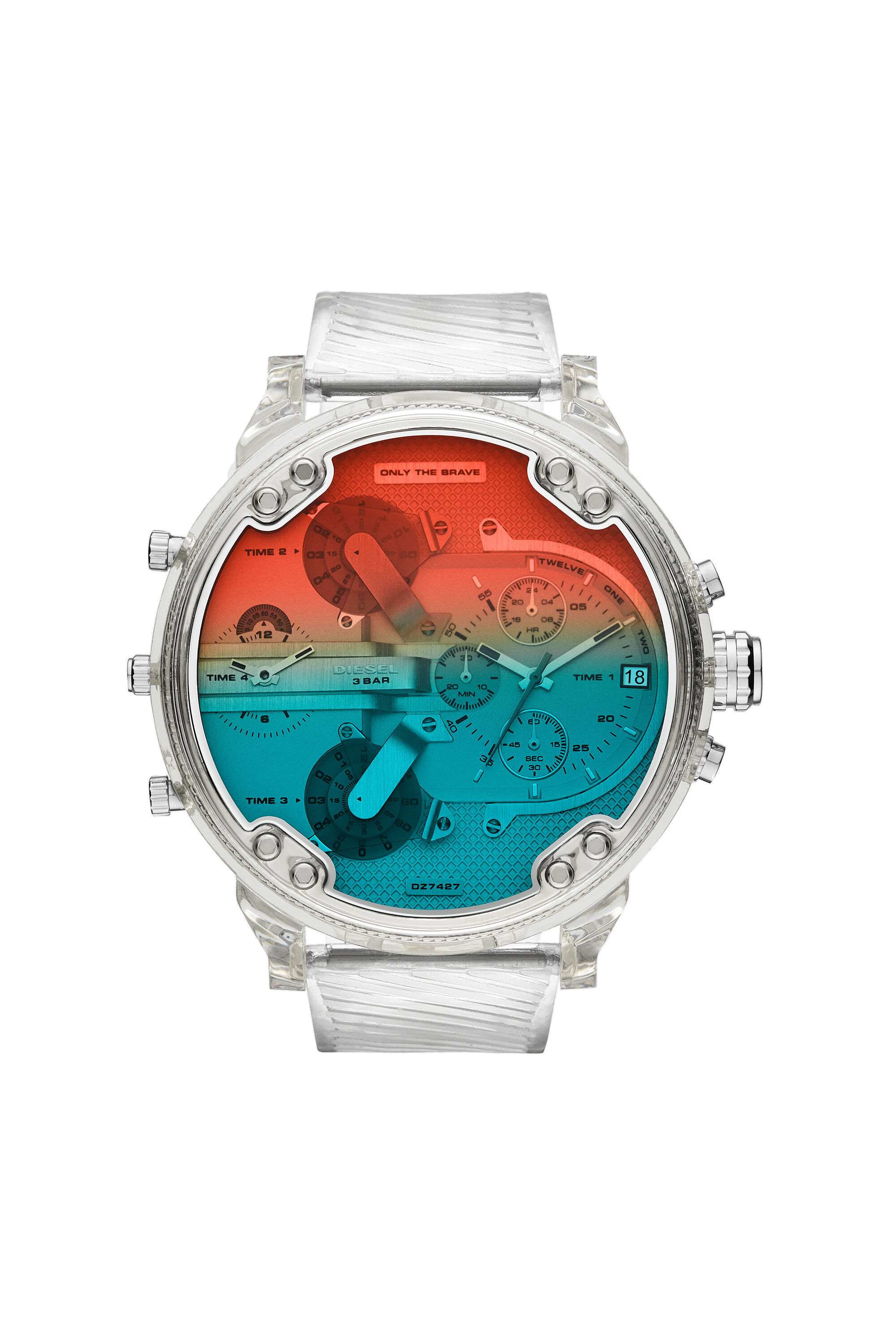 DZ7427 Man: Mr Daddy 2.0 three-hand white watch | Diesel