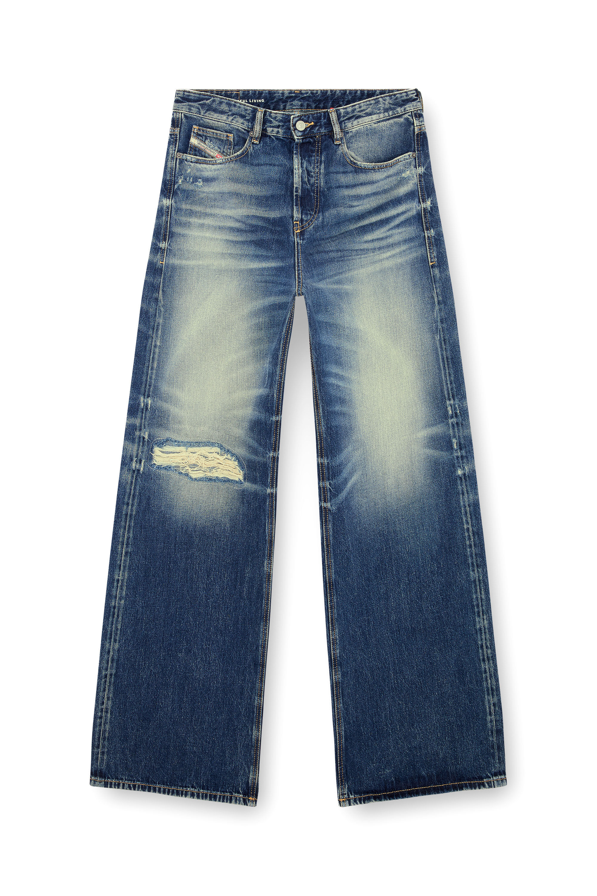 【DIESEL】Straight Jeans D-Rise 09j95 Men's Relaxed Jeans | Low Waist D-RiseDark Blue | Diesel MX