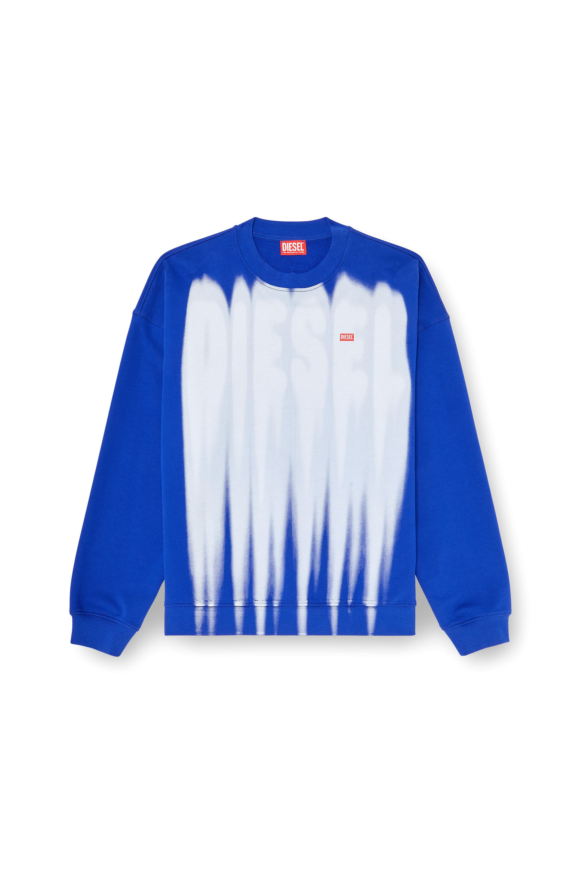Diesel - S-BOXT-AA1, Sweat-shirt en coton avec imprim&eacute; graphique Homme in Polychrome - 2