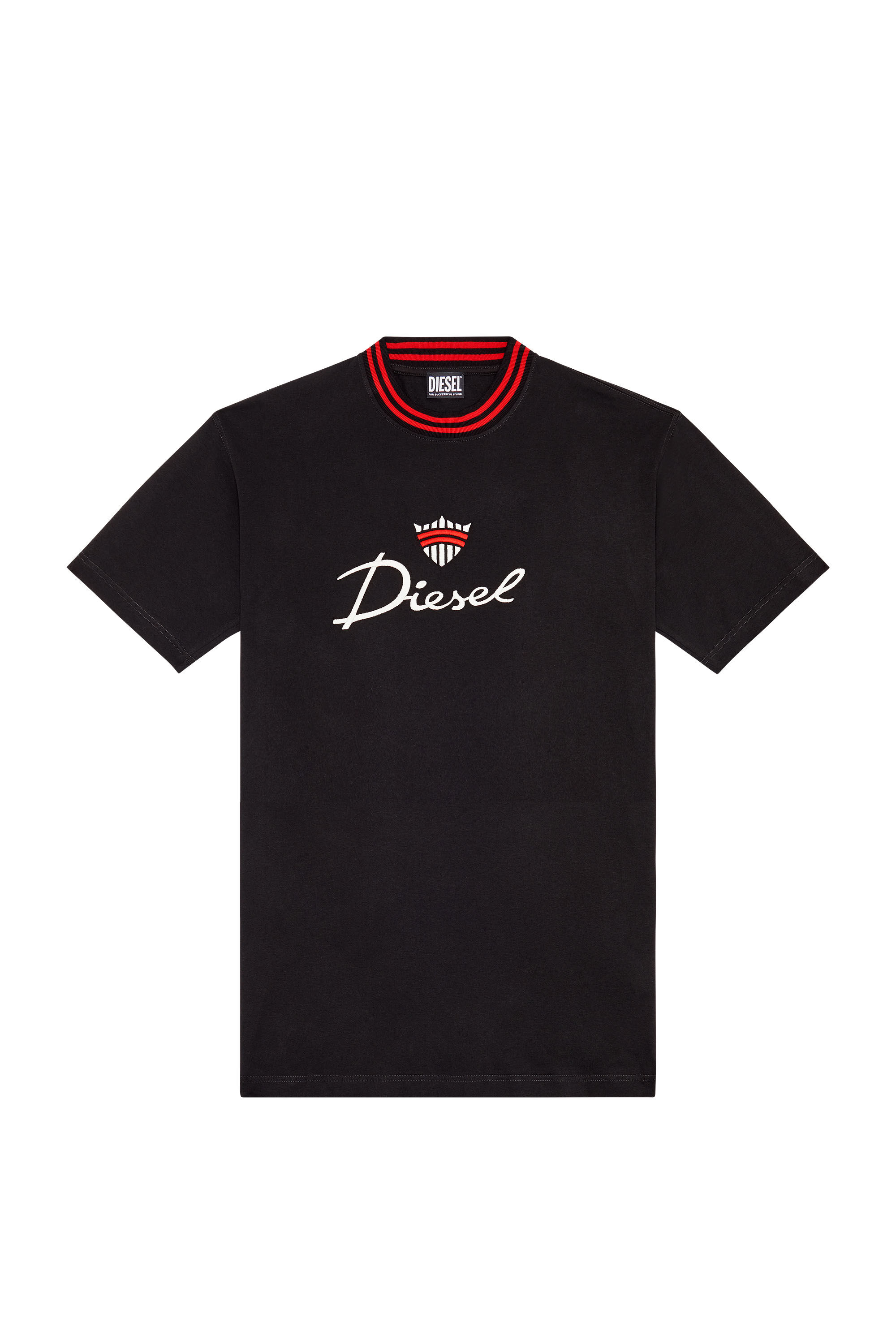 T-WASH-G6 Man: T-shirt with crown logo embroidery | Diesel