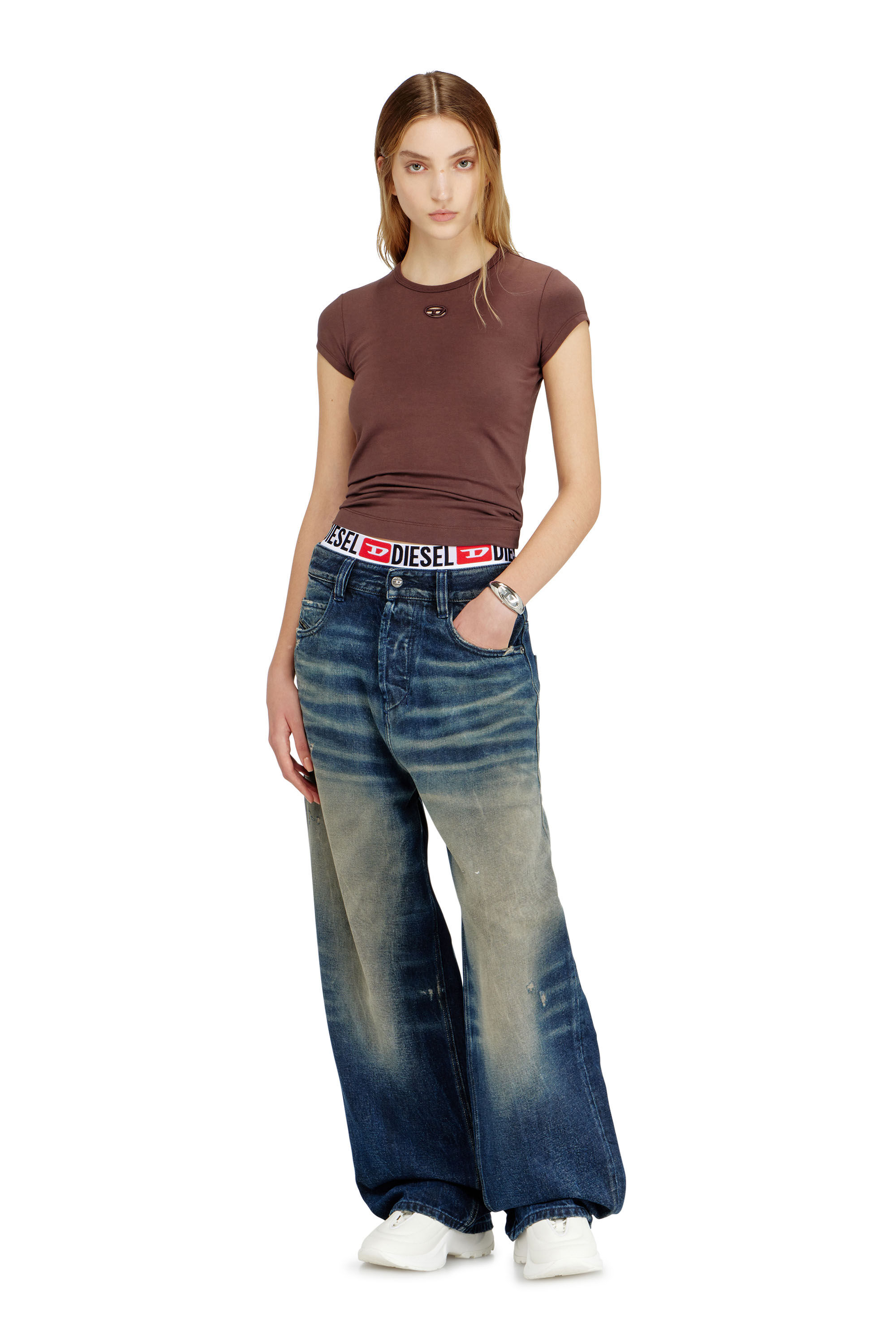 Women's Relaxed Jeans | Regular Waist 1997 D-Enim-M | Dark Blue