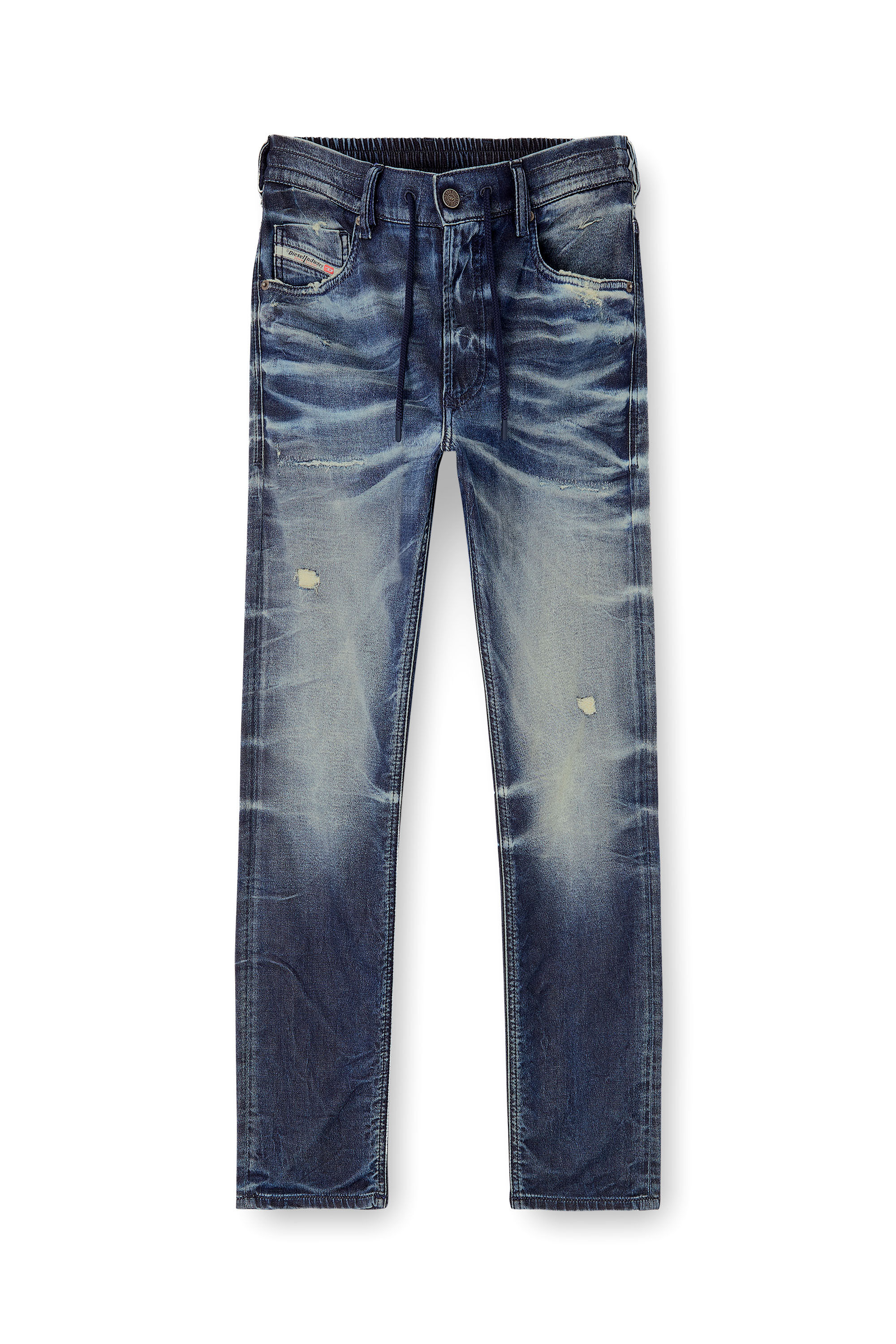 Men's Regular Jeans | Dark Blue | Diesel 2032 D-Krooley Joggjeans®