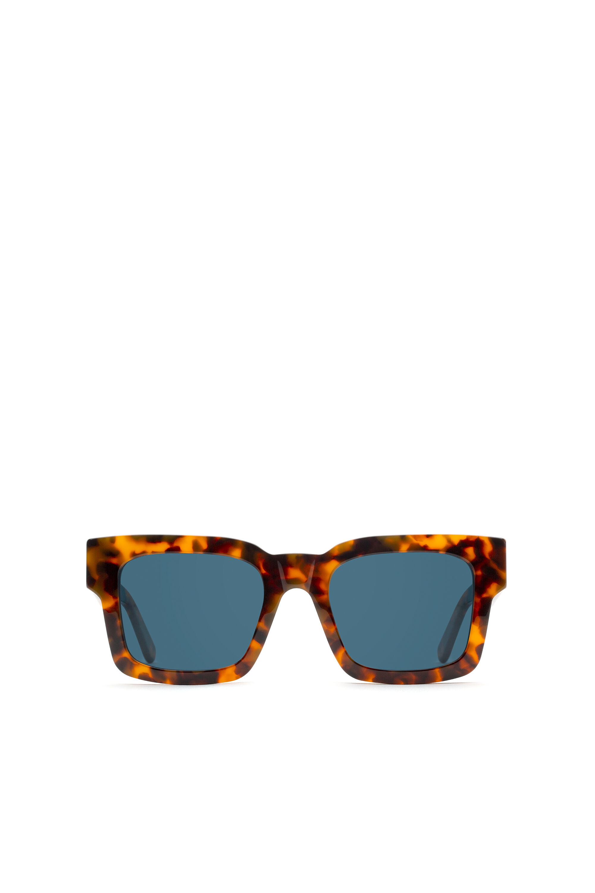 Diesel - DM0366, Unisex's Wide squared shape sunglasses in Brown - 1