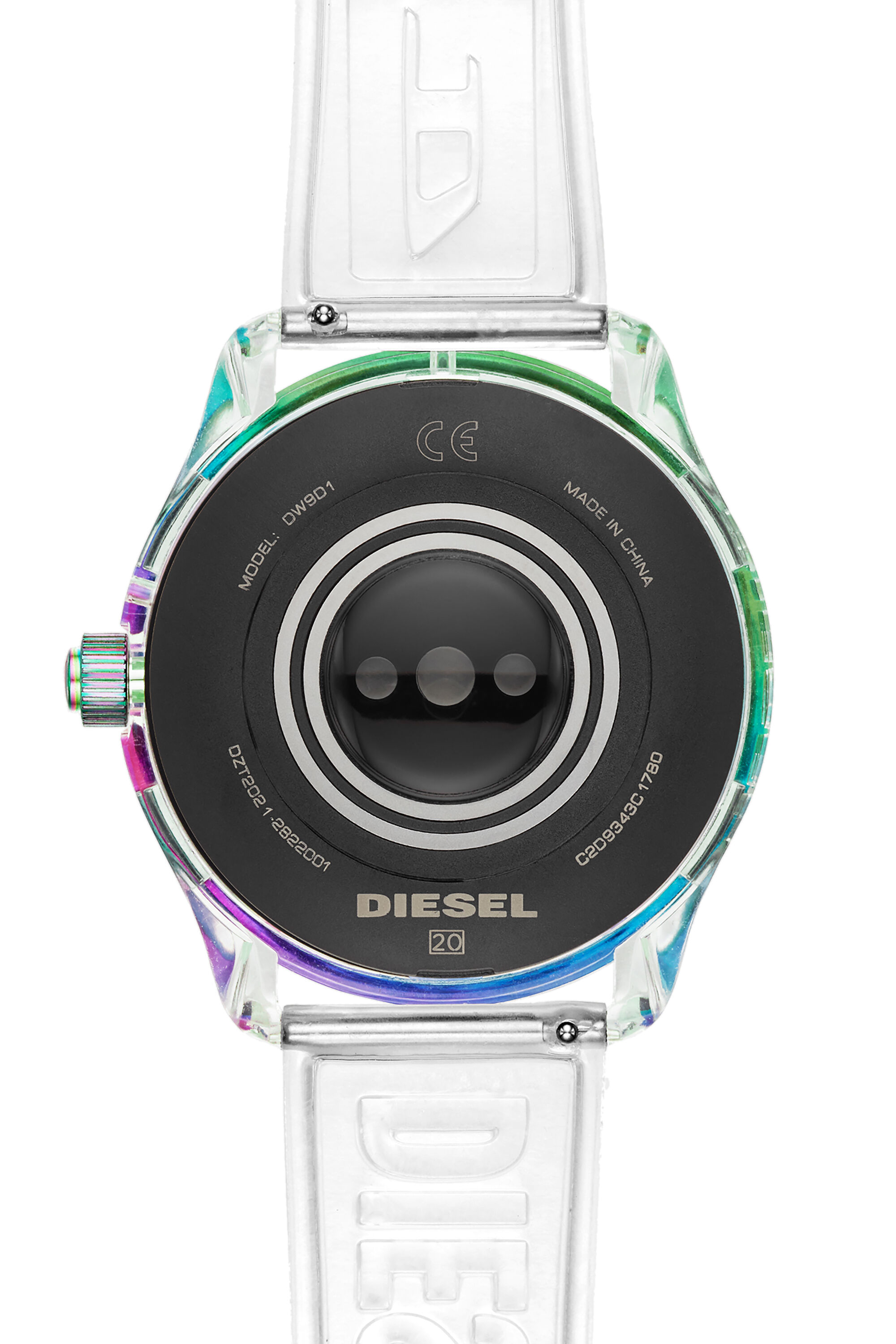 Diesel - DT2021, Montre connectée Diesel On Fadelite - Cristal transparent Homme in Blanc - 4