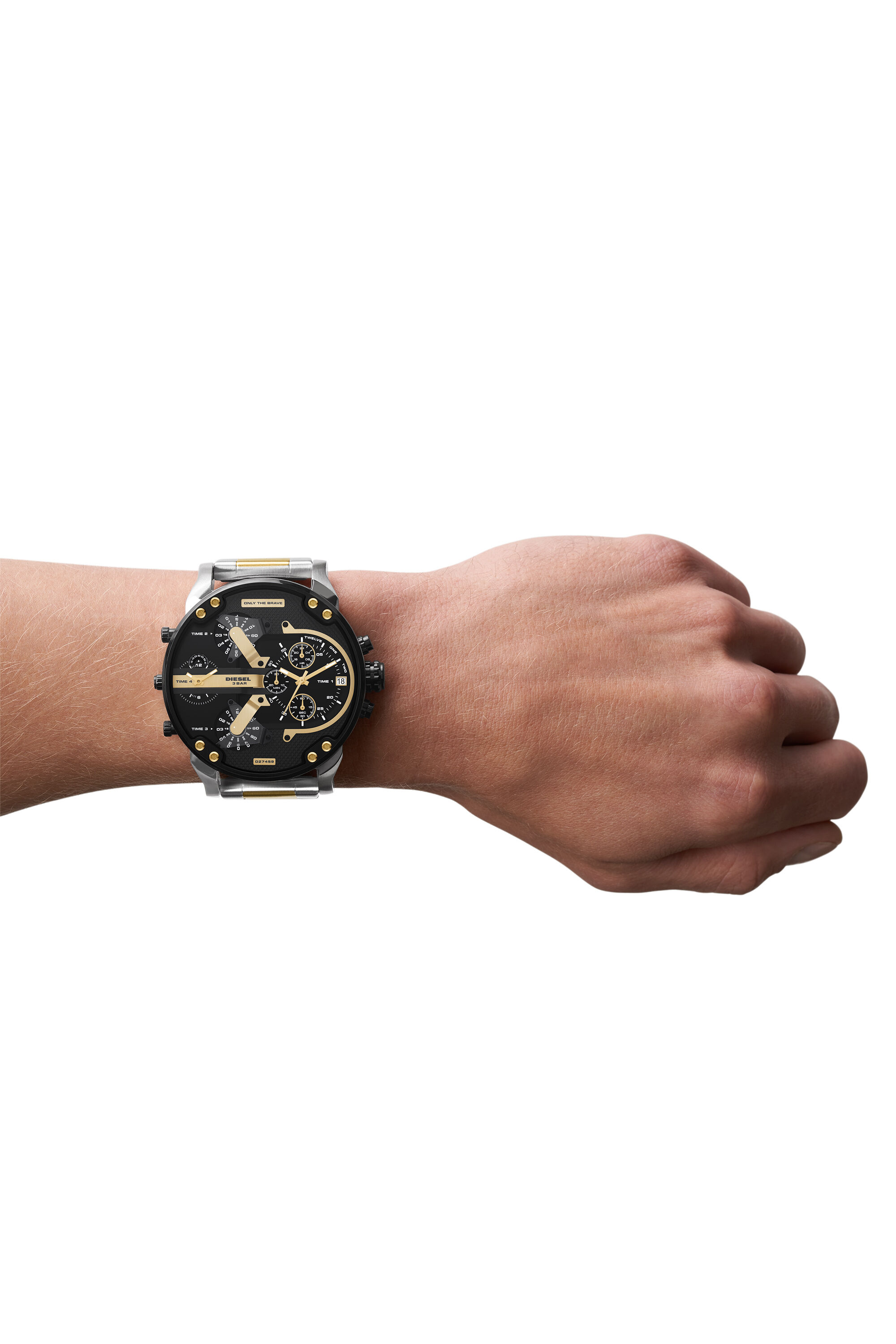 Diesel - DZ7459, Male's Mr. Daddy 2.0 Stainless Steel Watch in Silver - 4