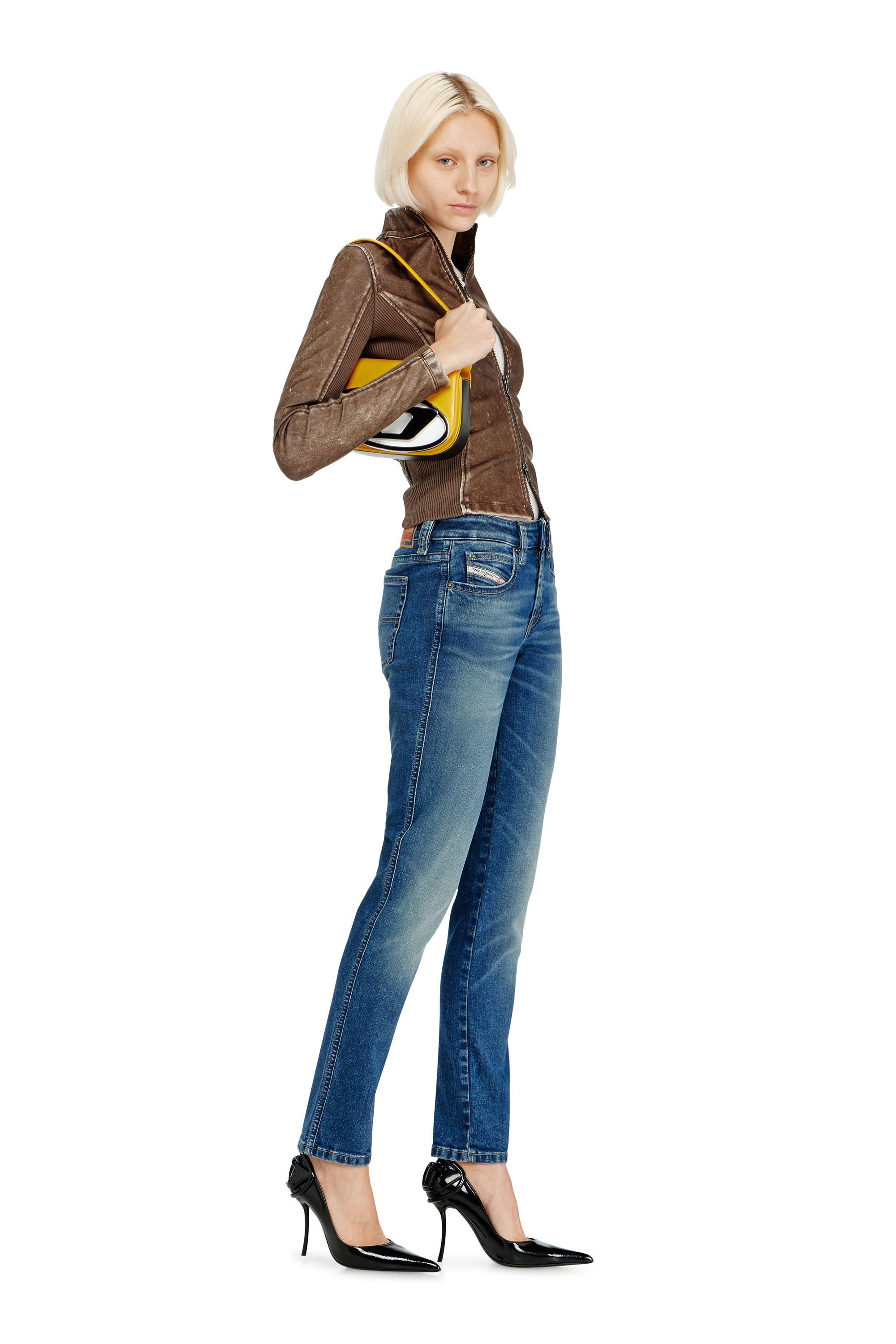 Women's Slim Jeans | Low Waist 1992 D-Jiann | Medium blue | Diesel US