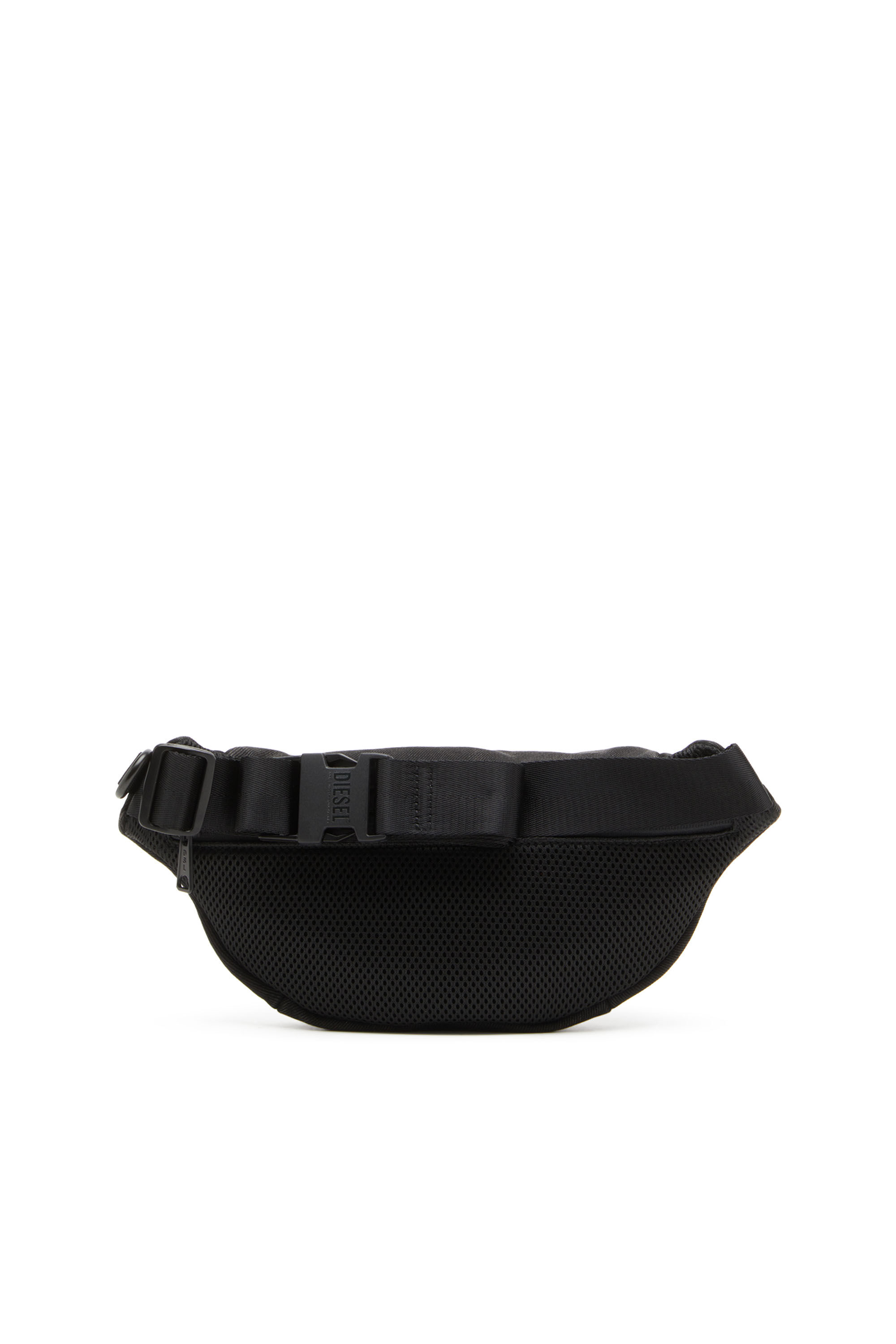 Diesel - UTLT BELTBAG, Male's Utlt Beltbag-Belt bag in cloudy-effect denim in Black - 3