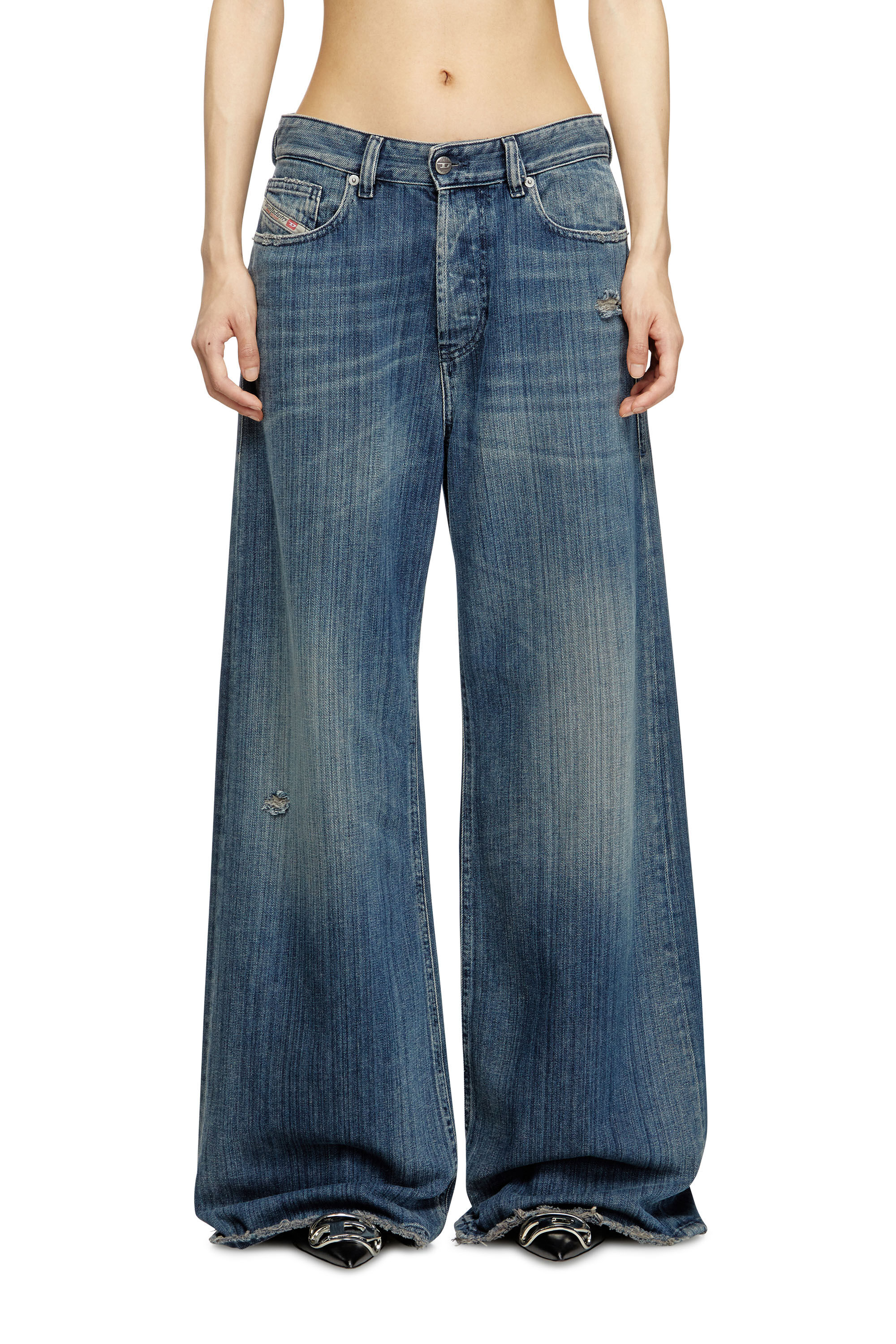 パンツ Relaxed Jeans 1996 D-Sire 24/30 Women's Relaxed Jeans | Light blue | Diesel 1996 D-Sire