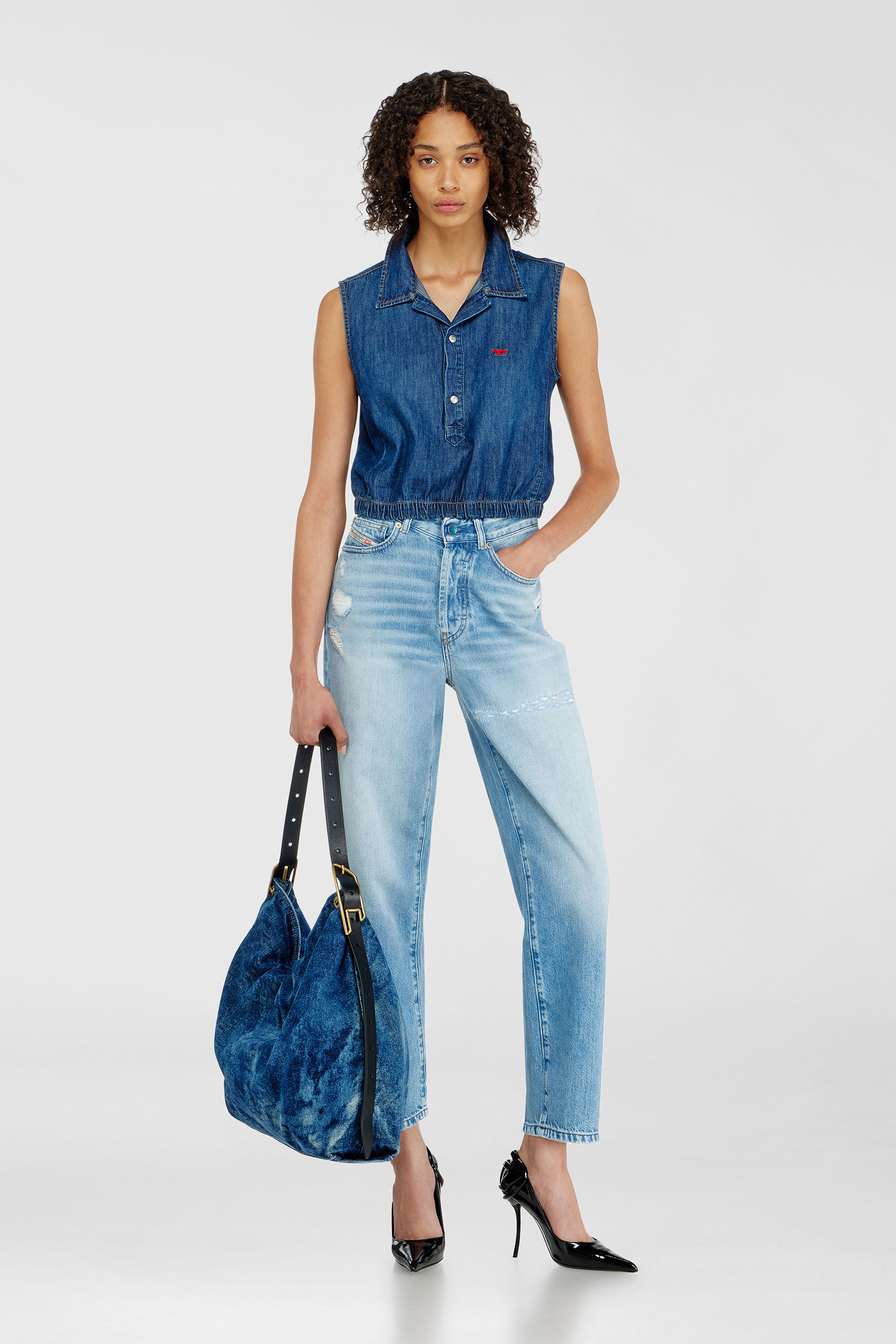 High waisted straight jeans | Diesel® US