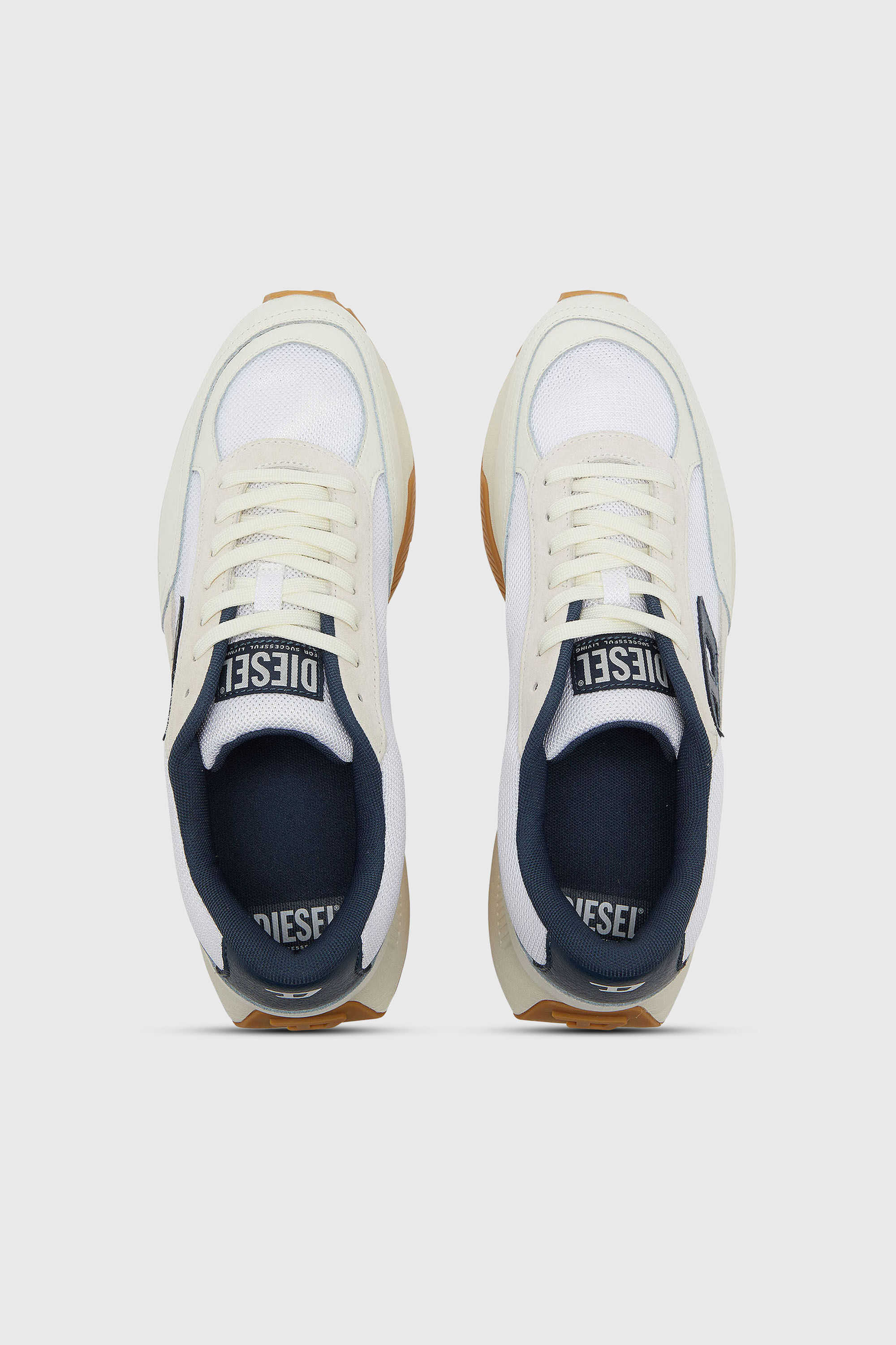 Diesel - S-TAME D-UP, S-Tame-D - Zapatillas con detalles de ante y malla Hombre in Multicolor - 4