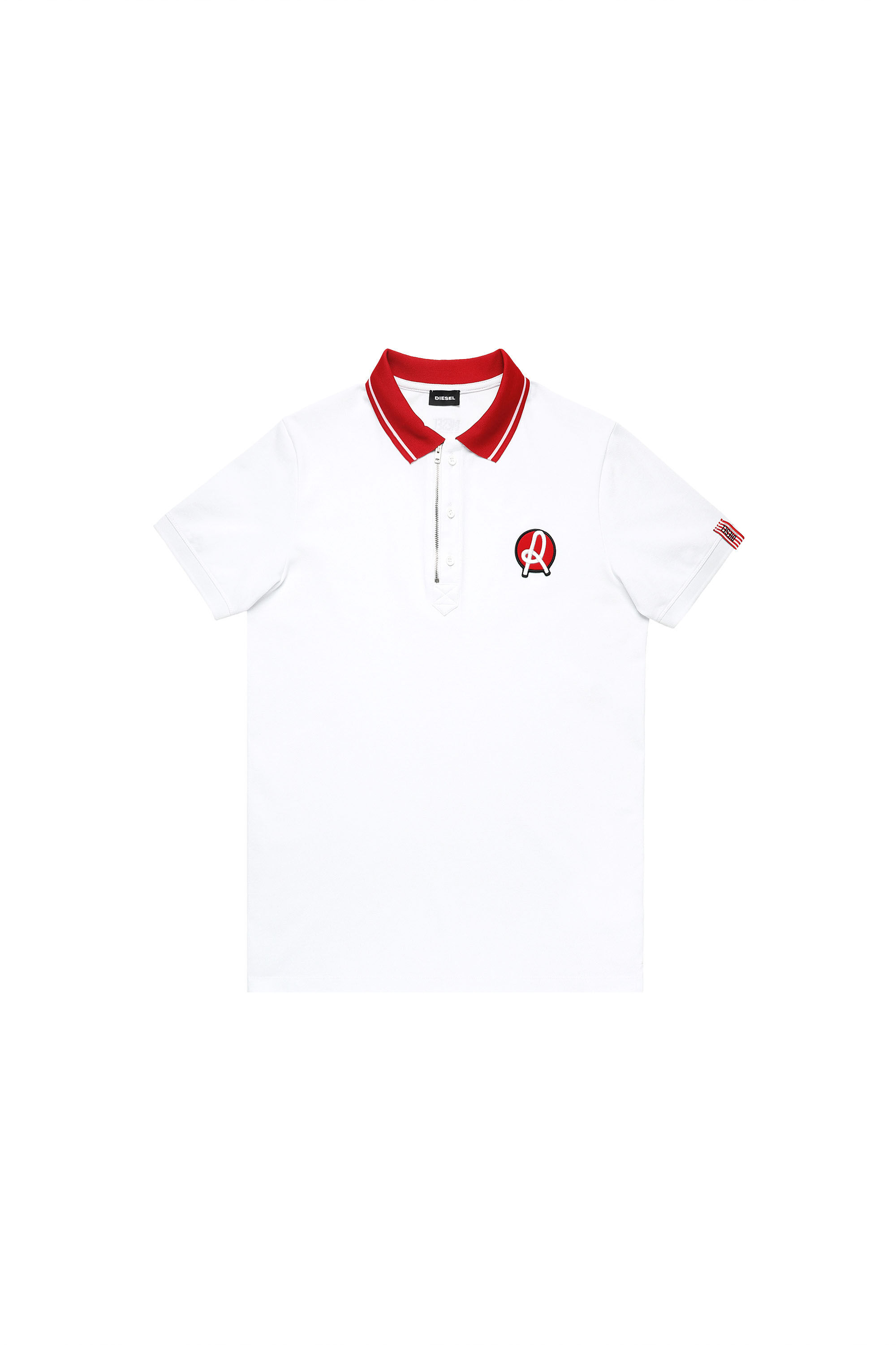 Diesel - LR-T-HART-VIC, Male's Diesel x L.R. Vicenza polo shirt in White - 2