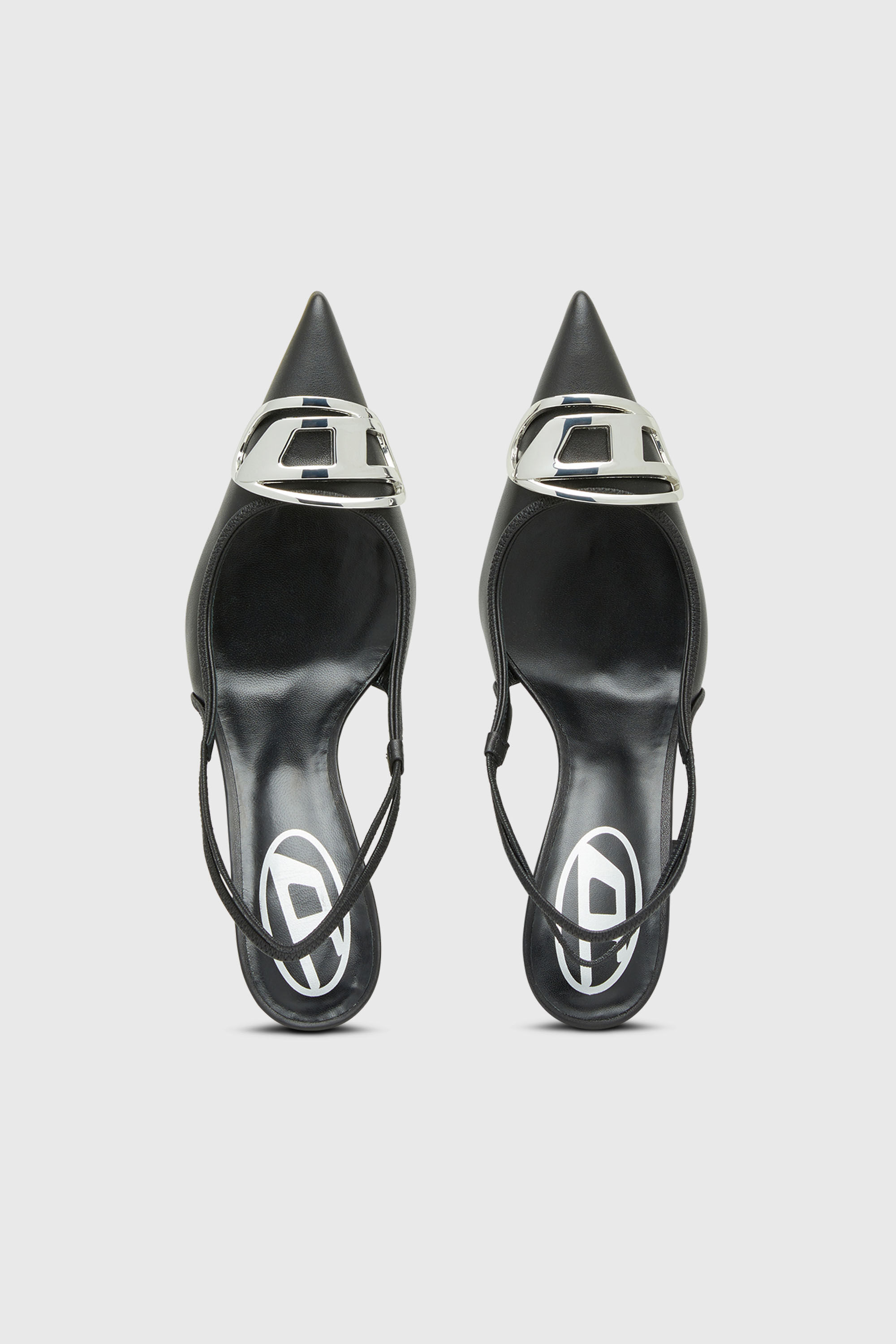 D-VENUS SB Woman: Slingback pumps in nappa leather, D logo | Diesel