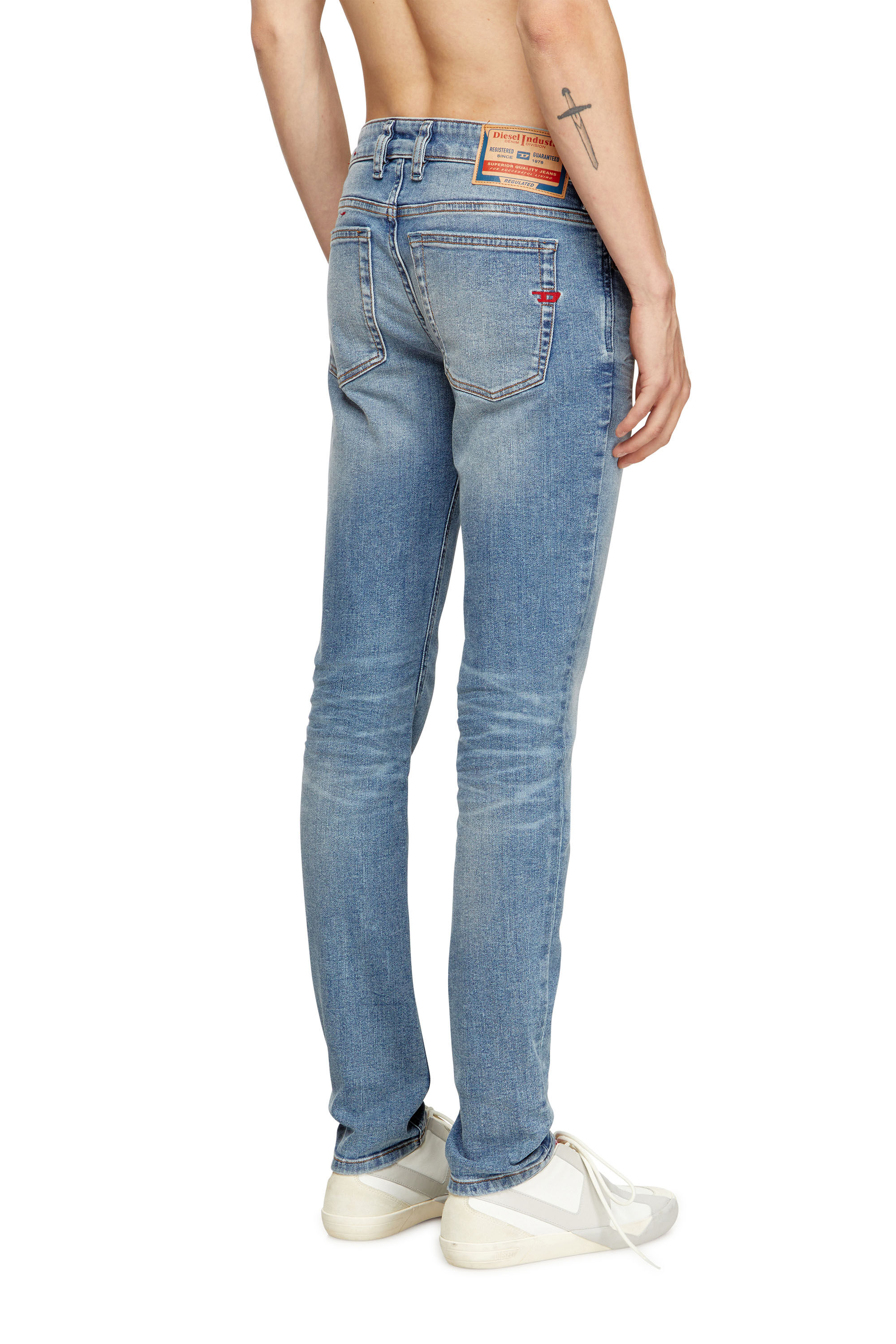 Men's Skinny Jeans | Light Blue | Diesel 1979 Sleenker