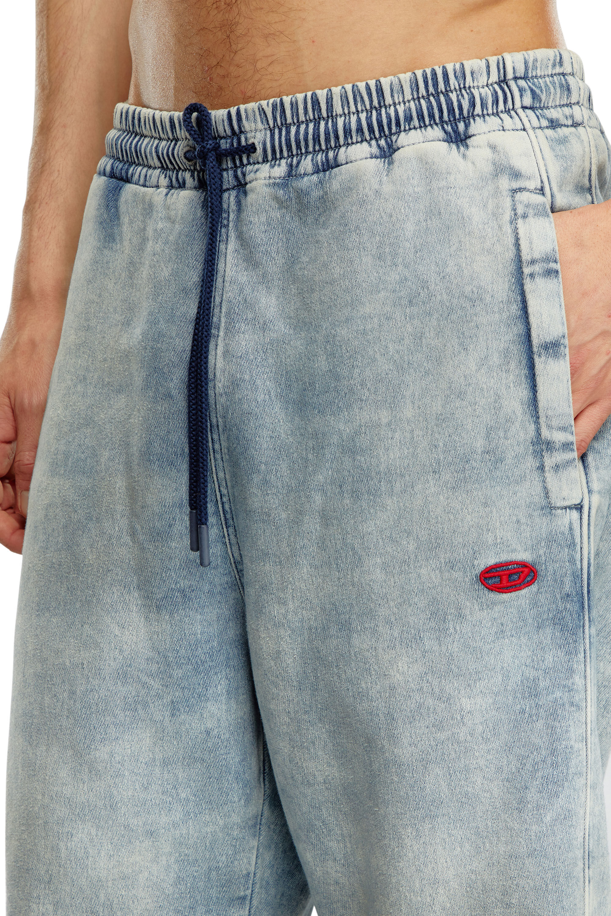 Diesel - Male's Relaxed D-Martyans Track Denim 068LU, Light Blue - 5