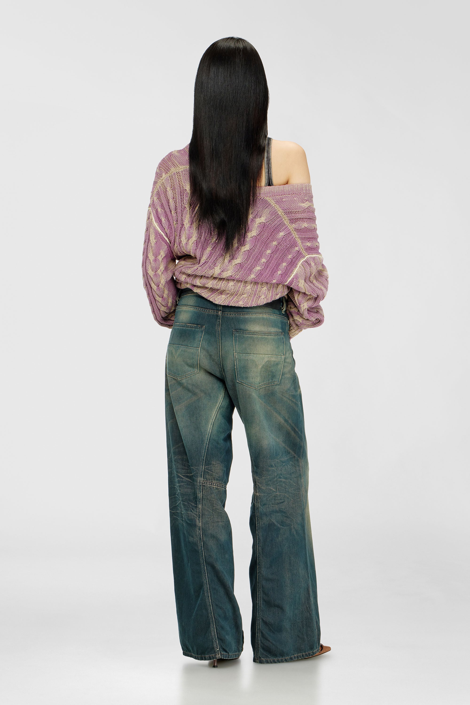 Diesel - Relaxed Jeans 1996 D-Sire 09P85 Mujer, Azul Oscuro - 3