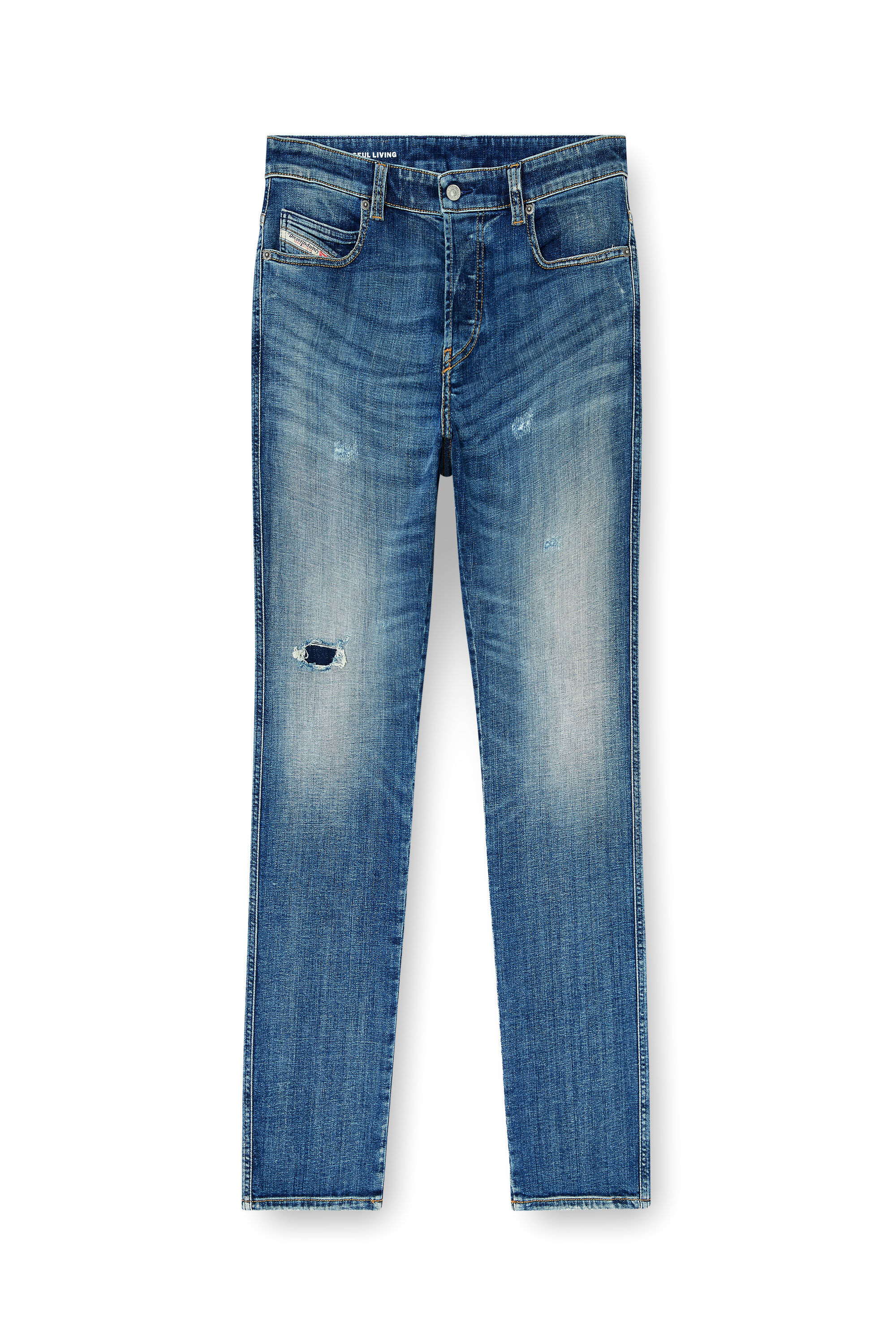 Diesel - Male's Slim Jeans 1993 D-Vyl 09P44, Medium Blue - 6