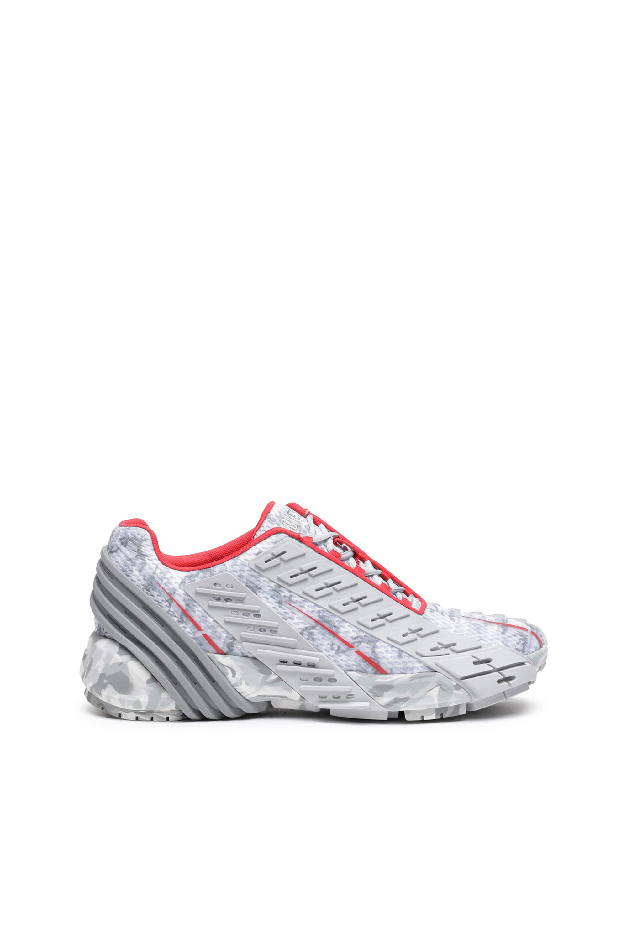 Diesel - S-PROTOTYPE LOW W, S-Prototype Low W - Sneakers en mesh avec superpositions en caoutchouc Femme in Polychrome - 1